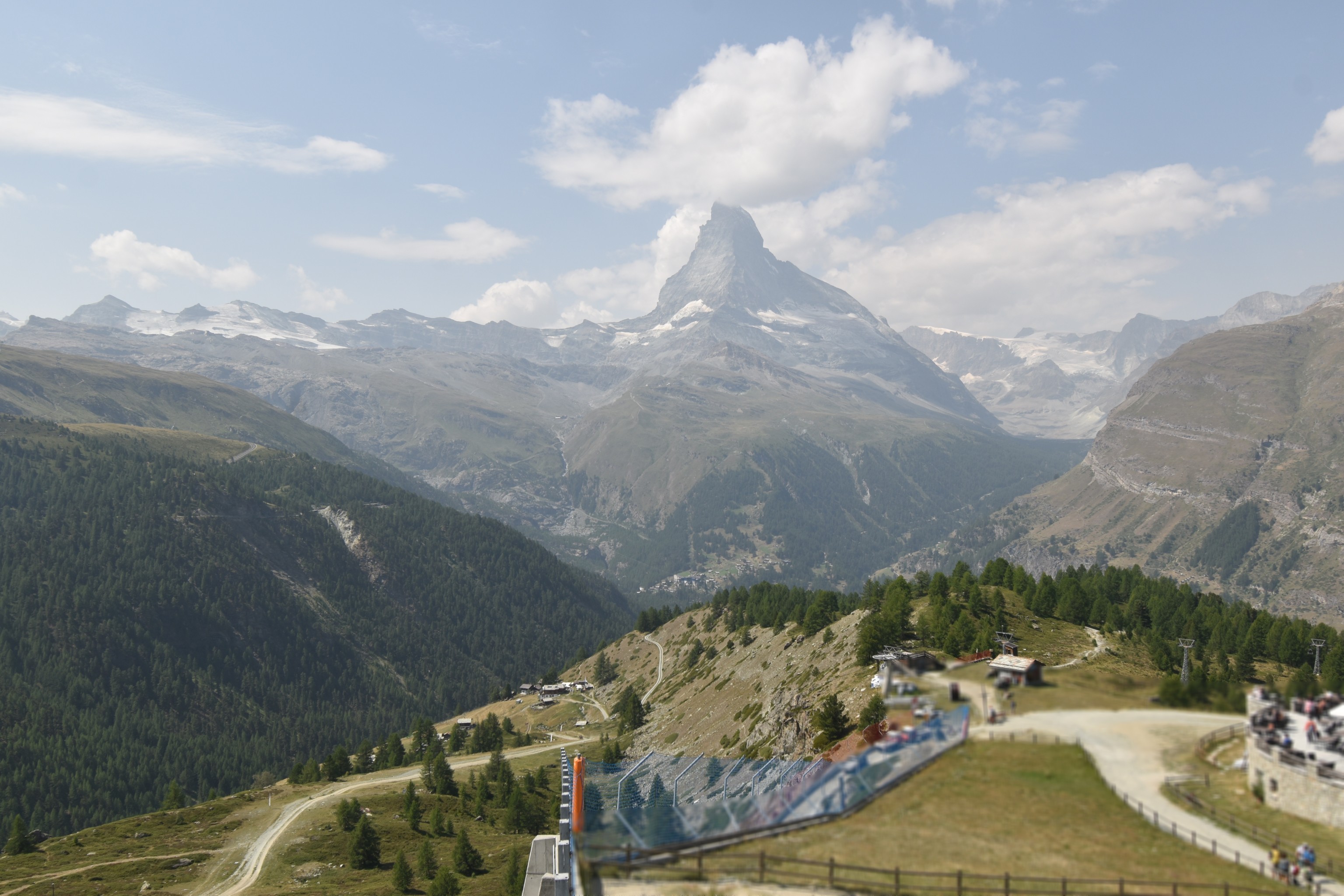 Archiv Foto Webcam Zermatt - Sunnega