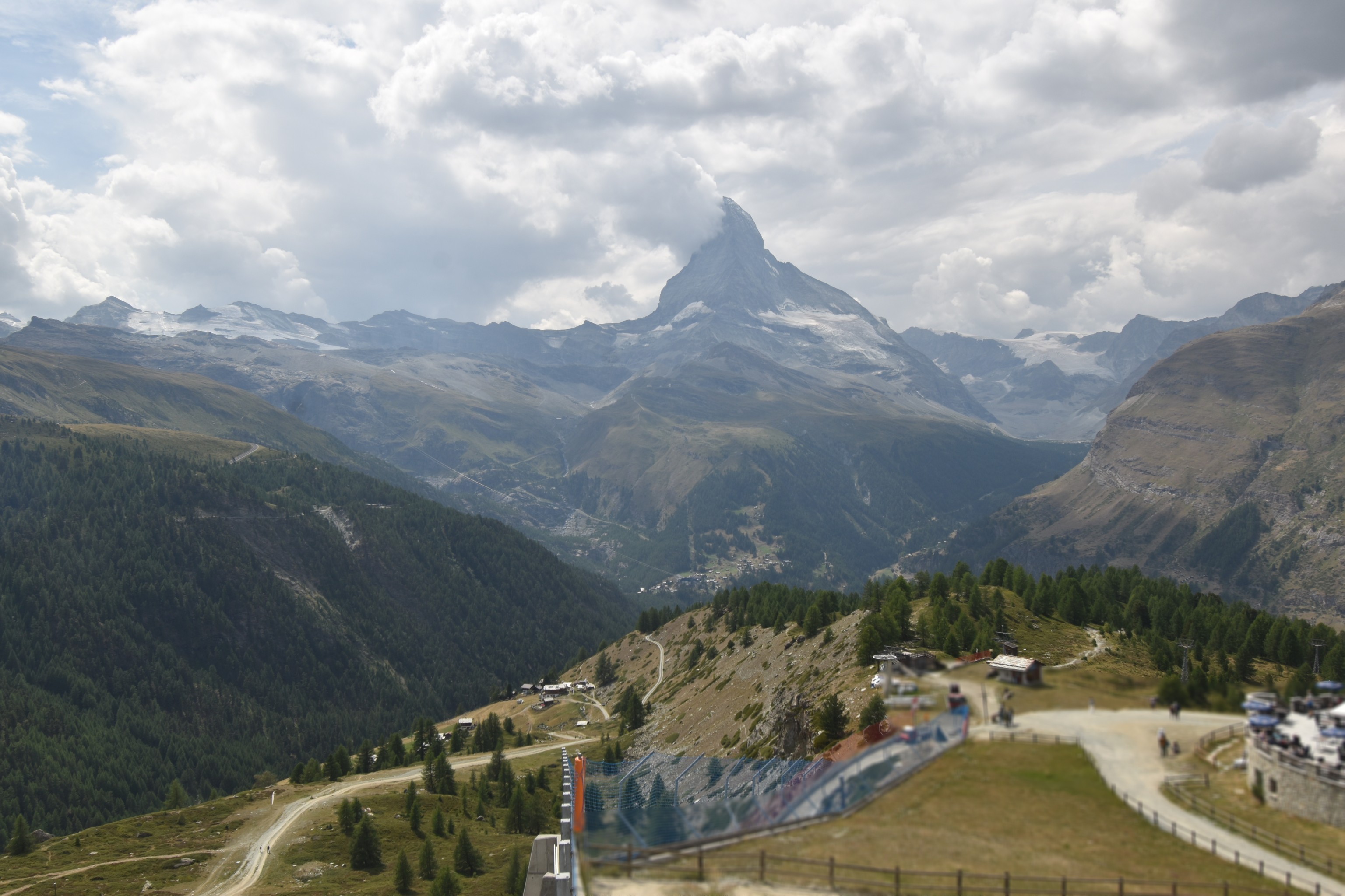 Archiv Foto Webcam Zermatt - Sunnega