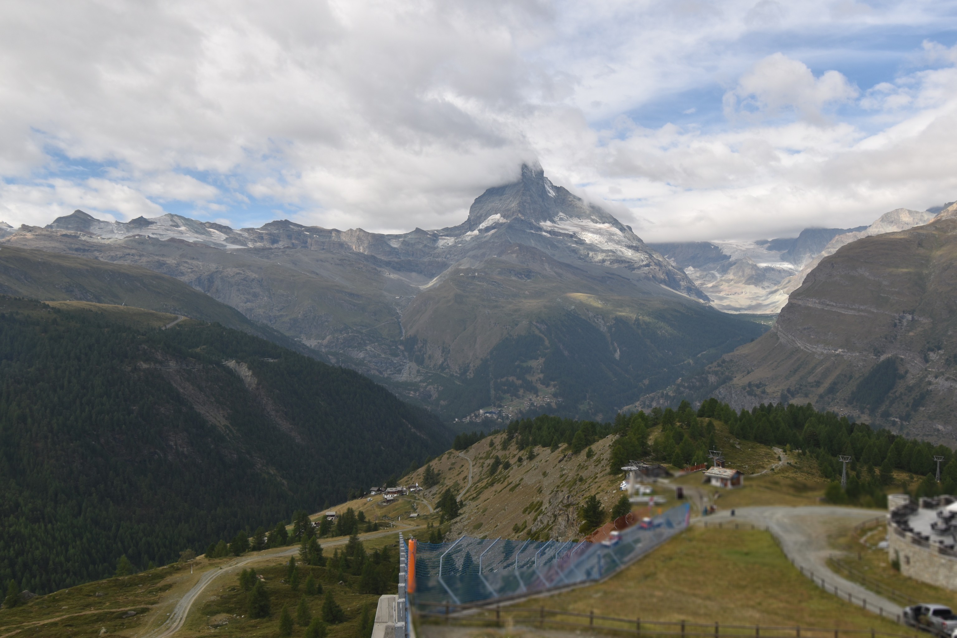 Archiv Foto Webcam Zermatt - Sunnega