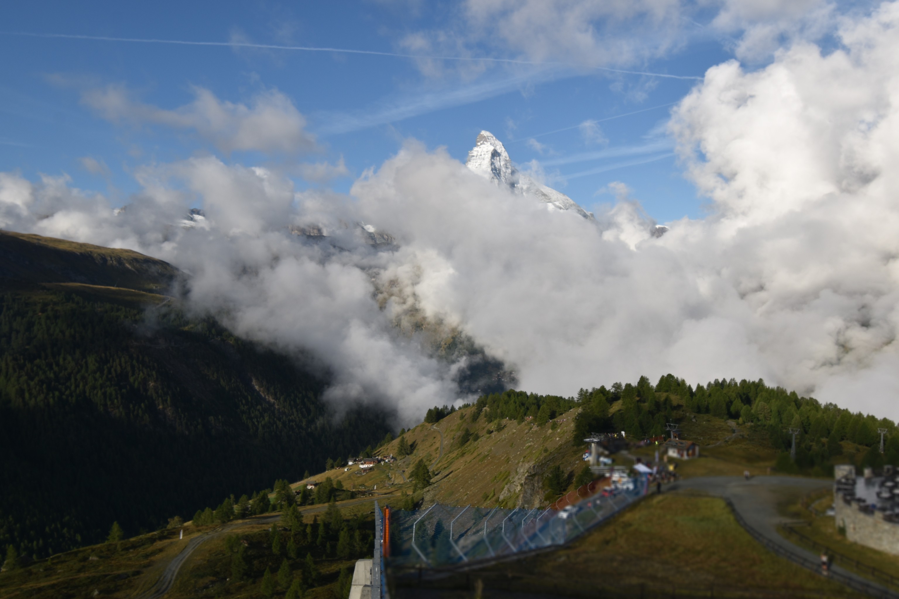 Archiv Foto Webcam Zermatt - Sunnega