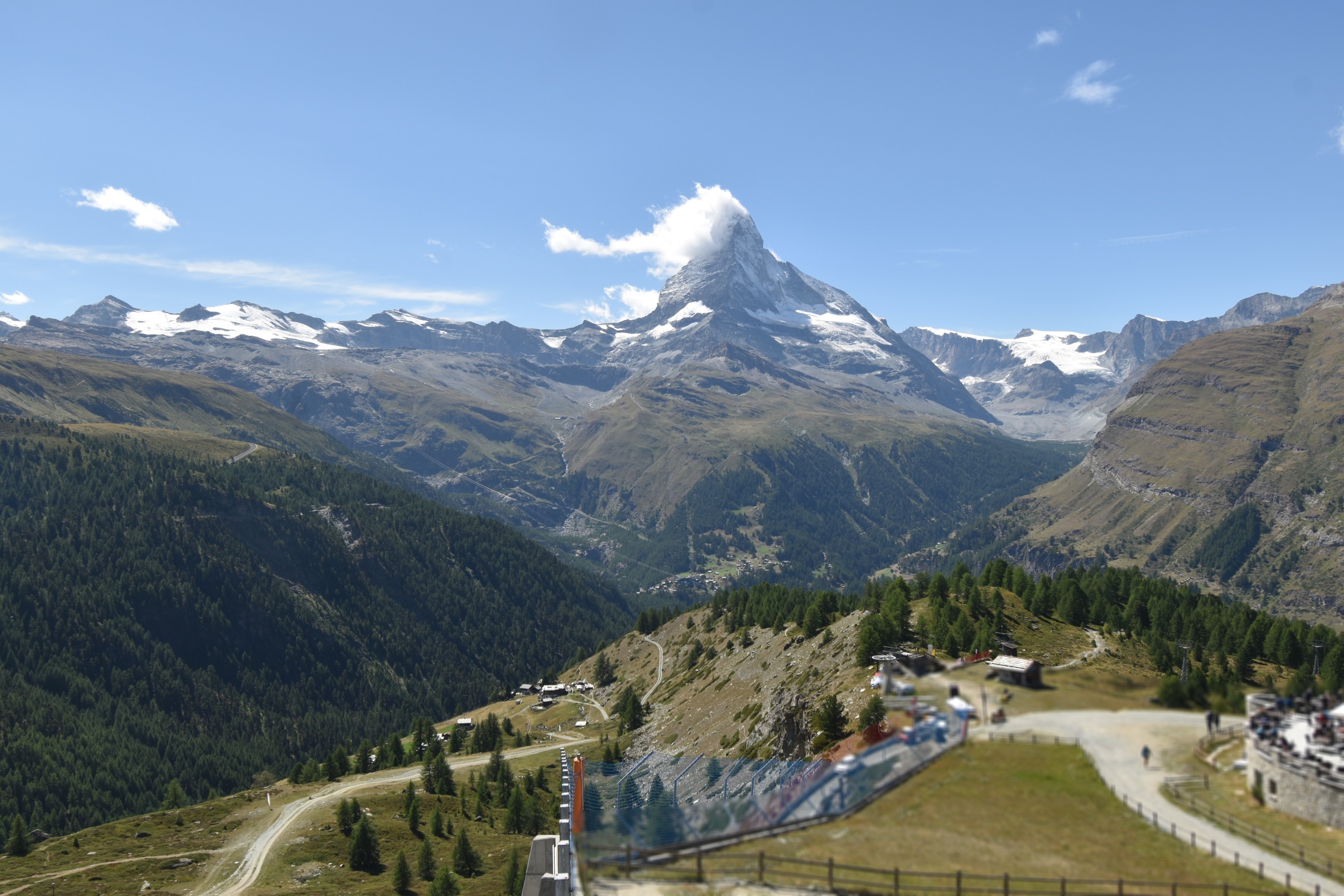 Archiv Foto Webcam Zermatt - Sunnega