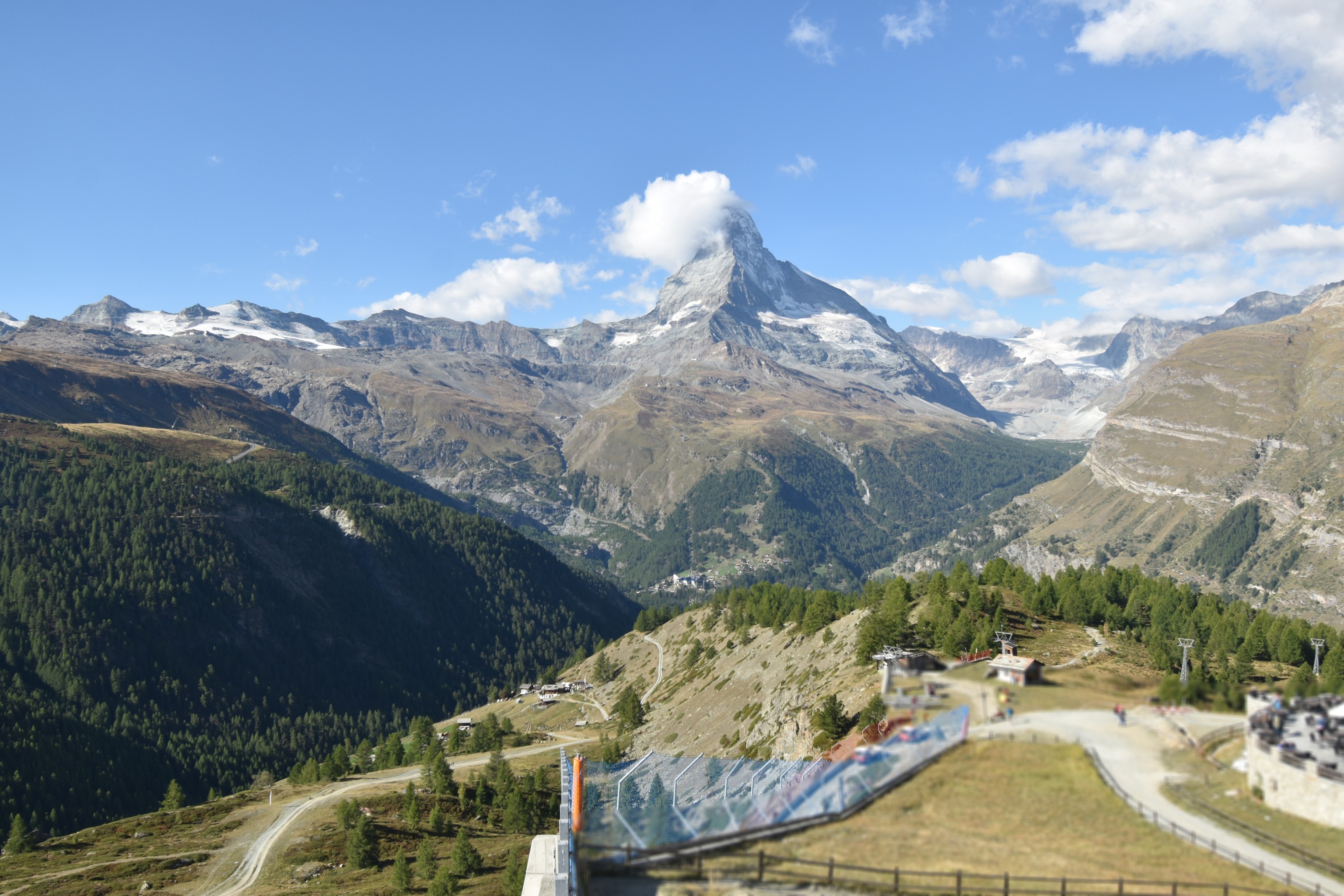 Archiv Foto Webcam Zermatt - Sunnega