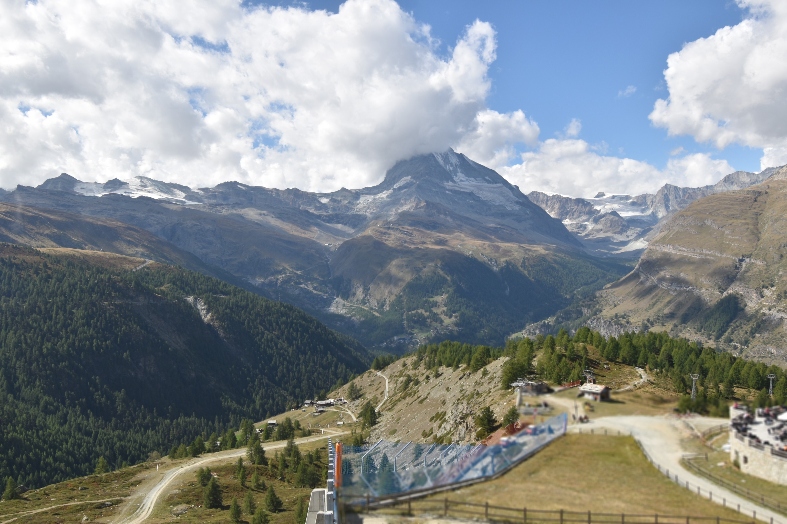 Archiv Foto Webcam Zermatt - Sunnega