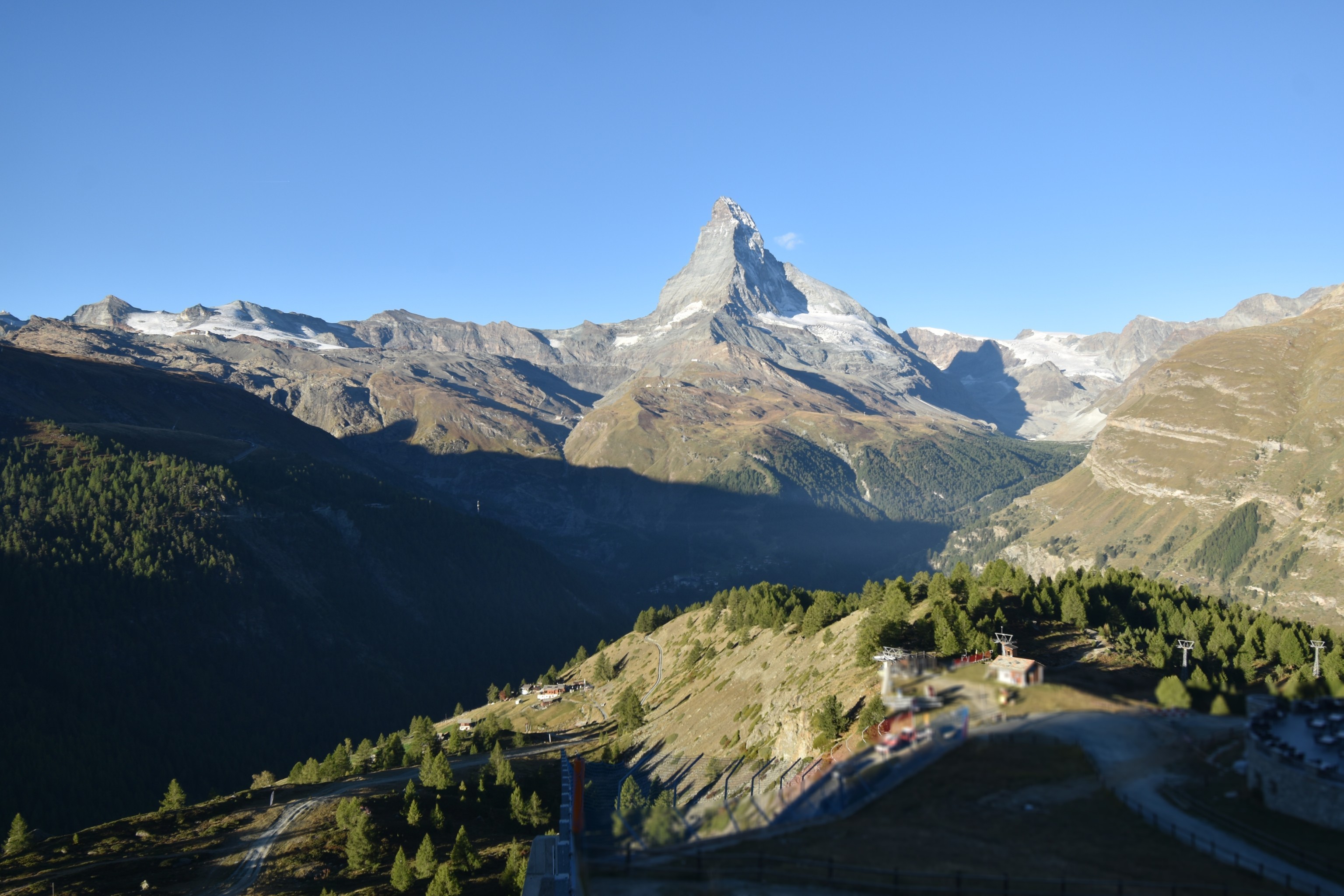 Archiv Foto Webcam Zermatt - Sunnega