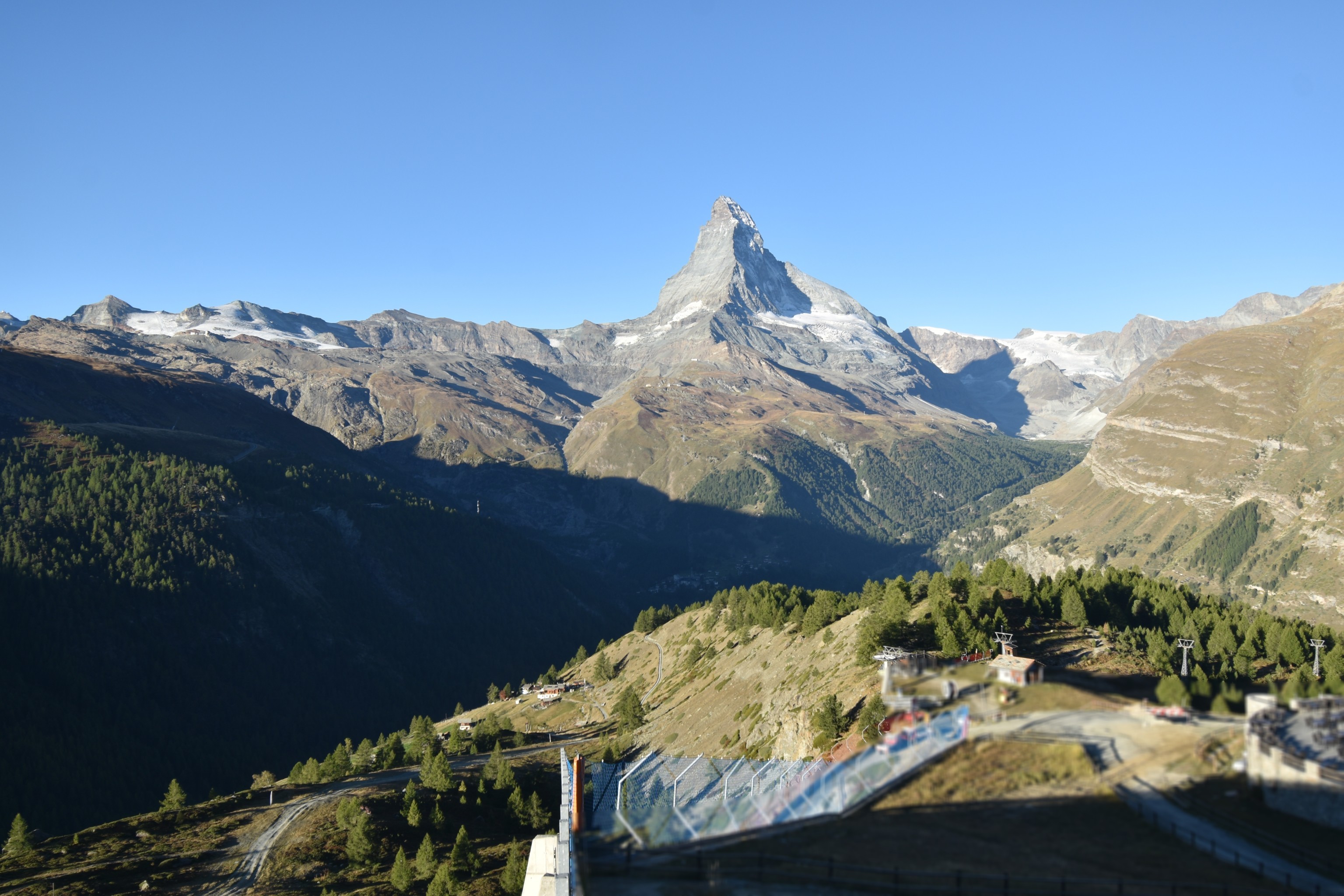 Archiv Foto Webcam Zermatt - Sunnega