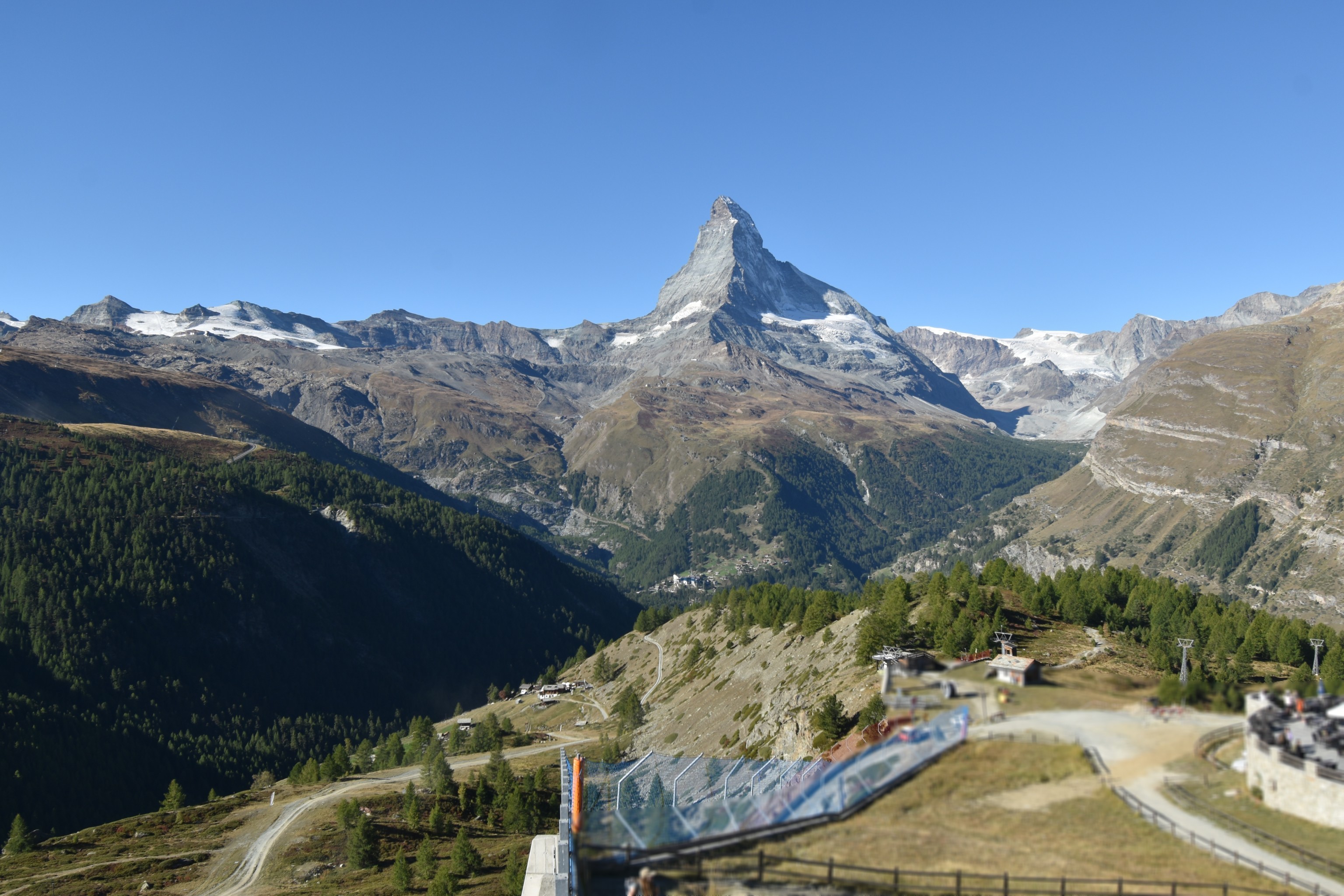Archiv Foto Webcam Zermatt - Sunnega