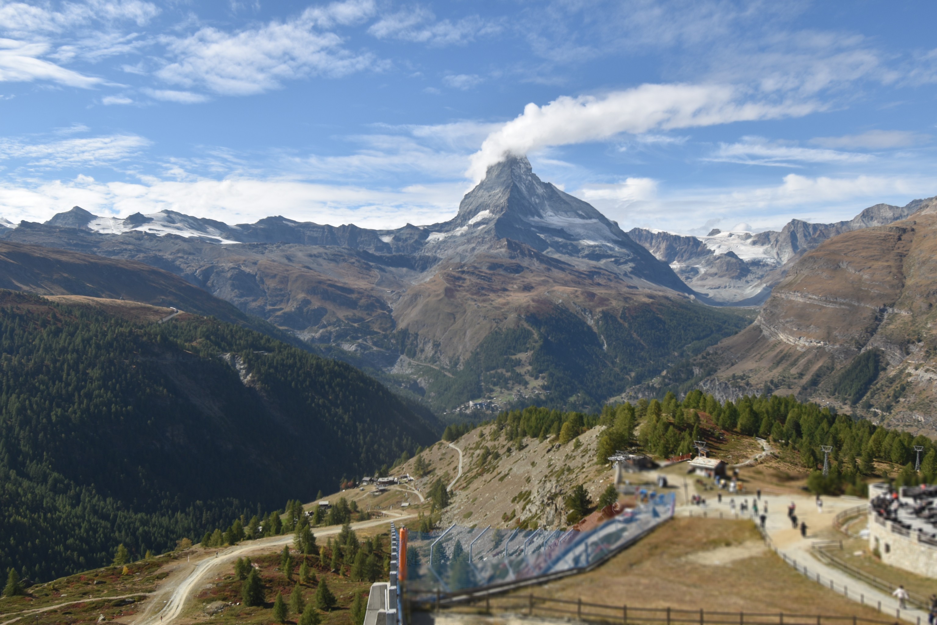 Archiv Foto Webcam Zermatt - Sunnega
