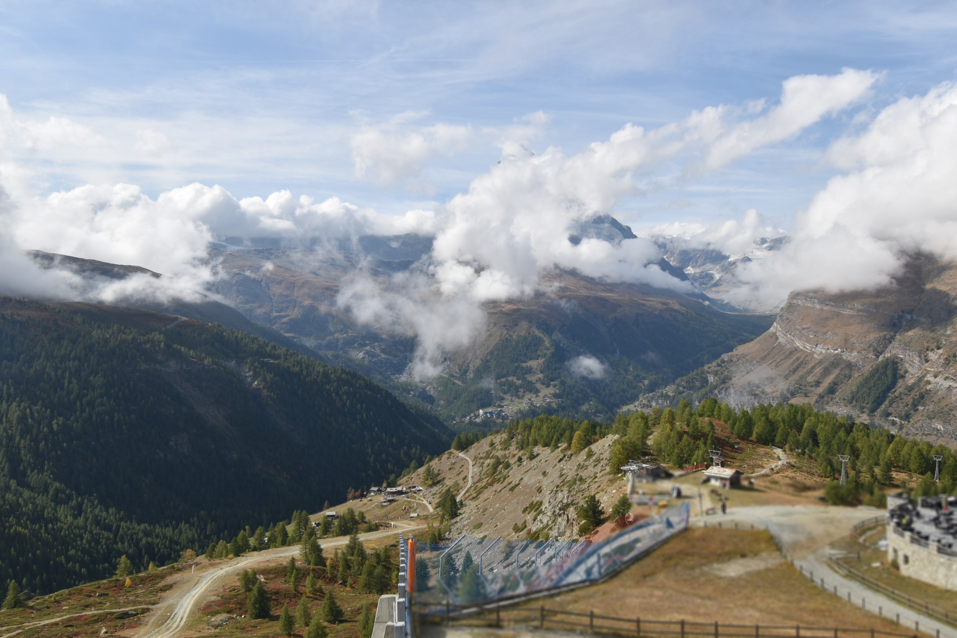 Archiv Foto Webcam Zermatt - Sunnega