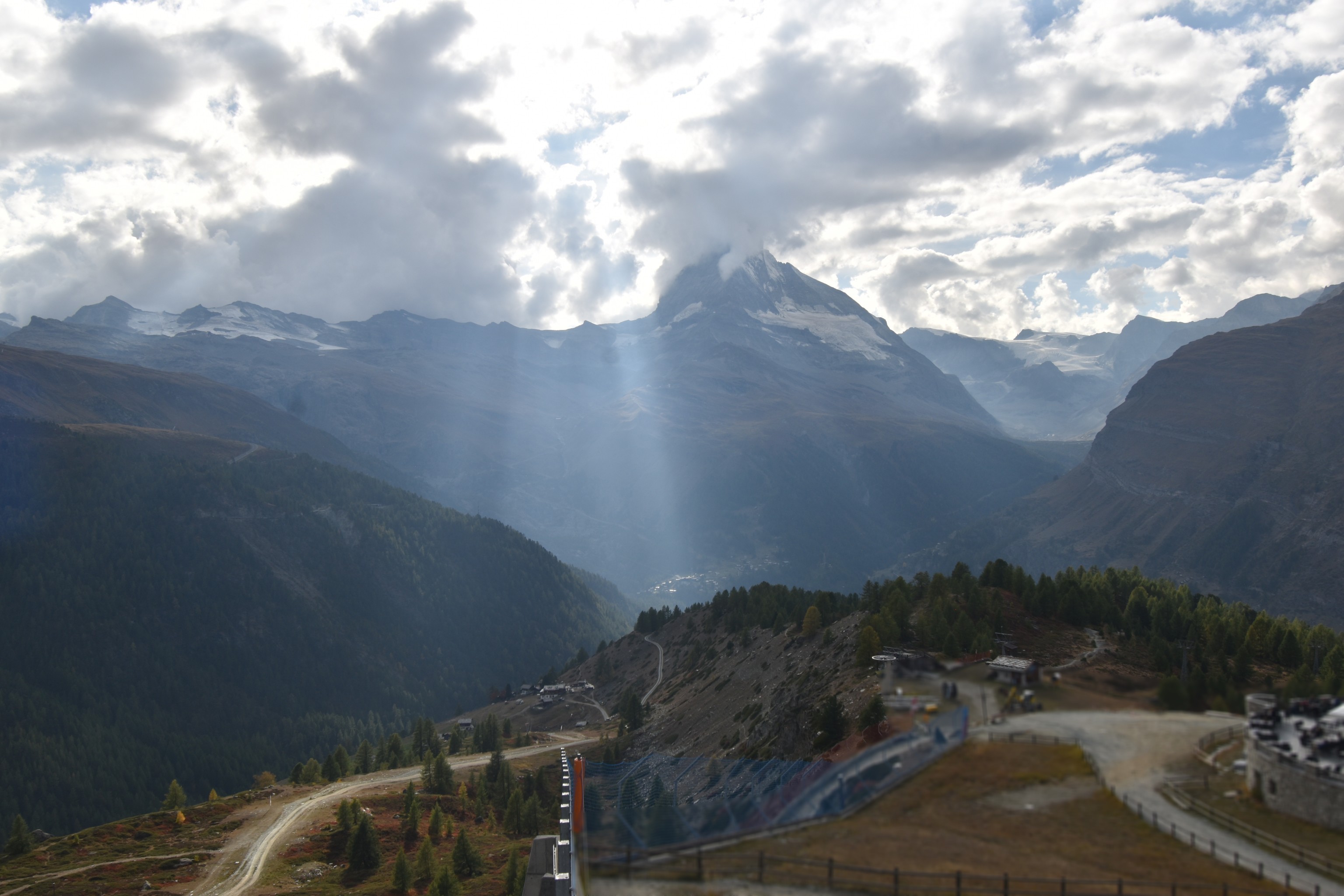 Archiv Foto Webcam Zermatt - Sunnega
