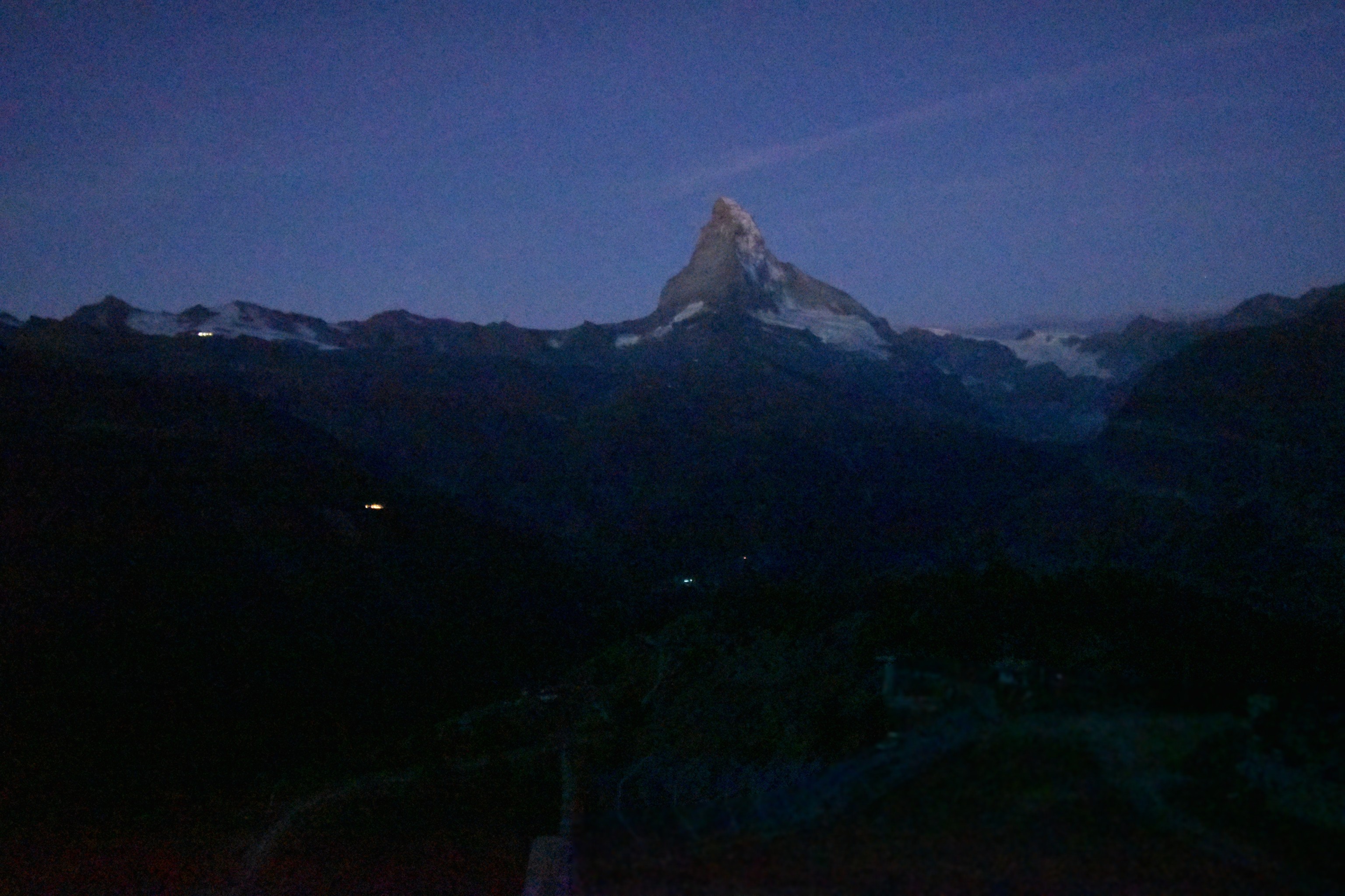 Archiv Foto Webcam Zermatt - Sunnega
