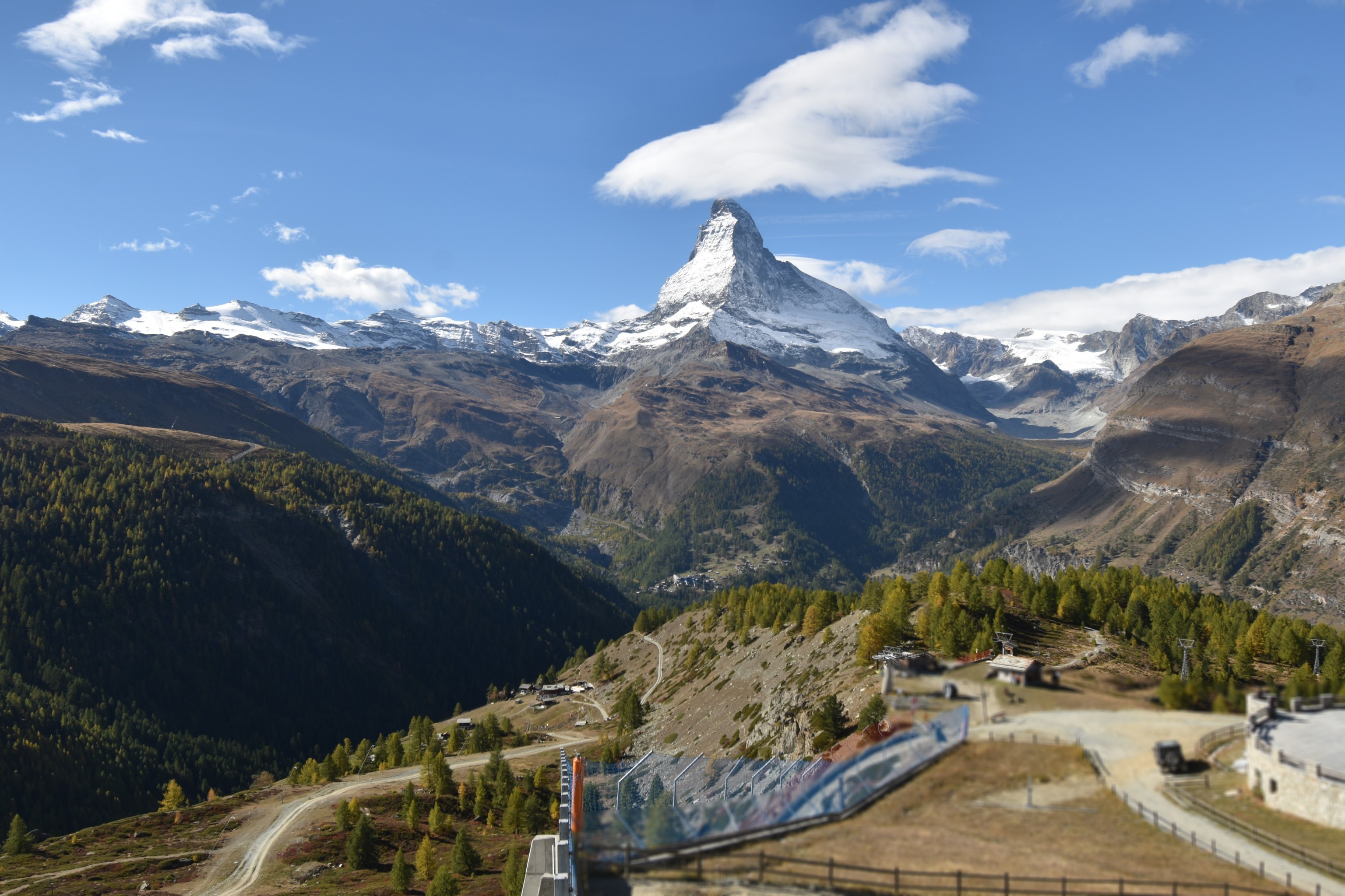 Archiv Foto Webcam Zermatt - Sunnega