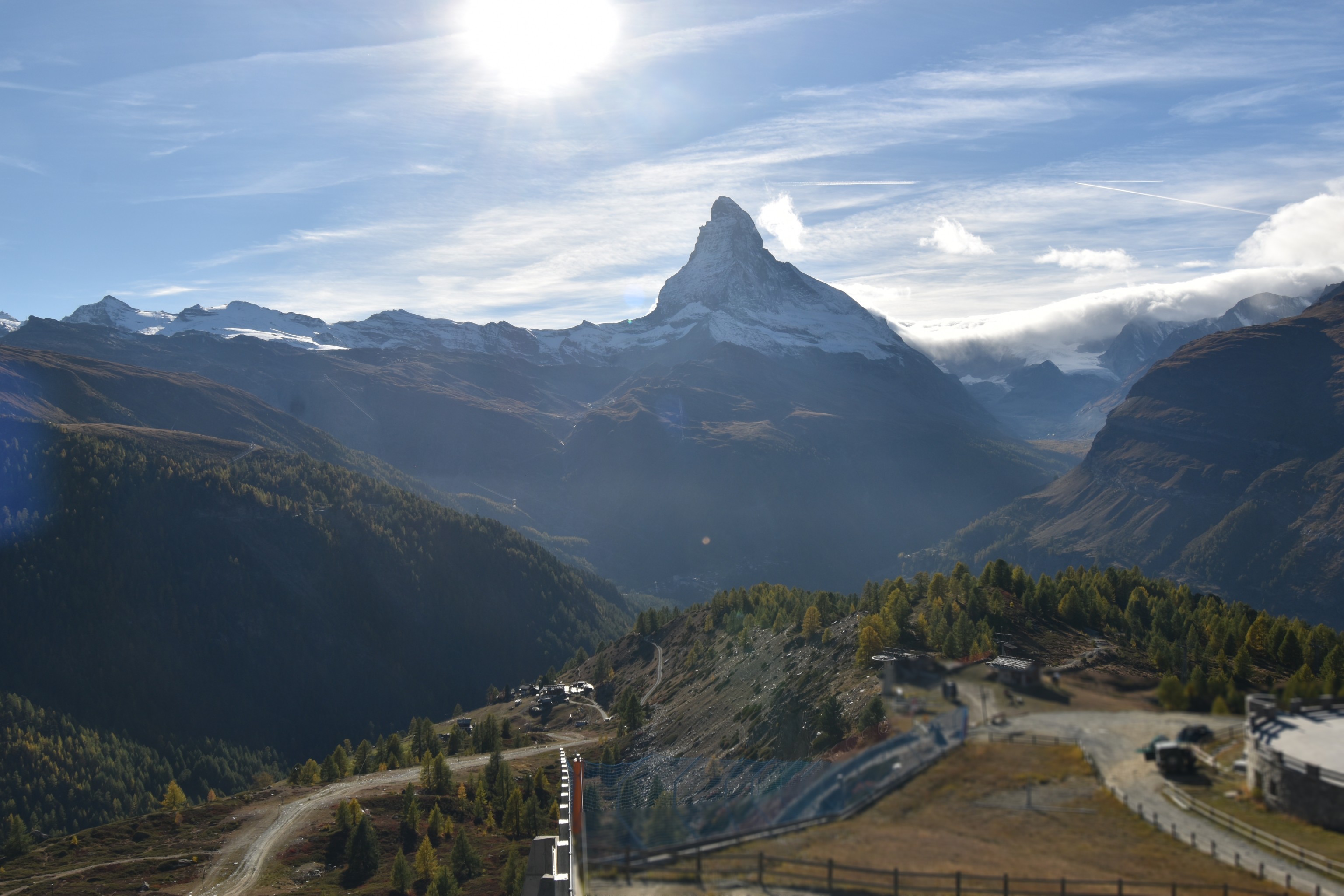 Archiv Foto Webcam Zermatt - Sunnega