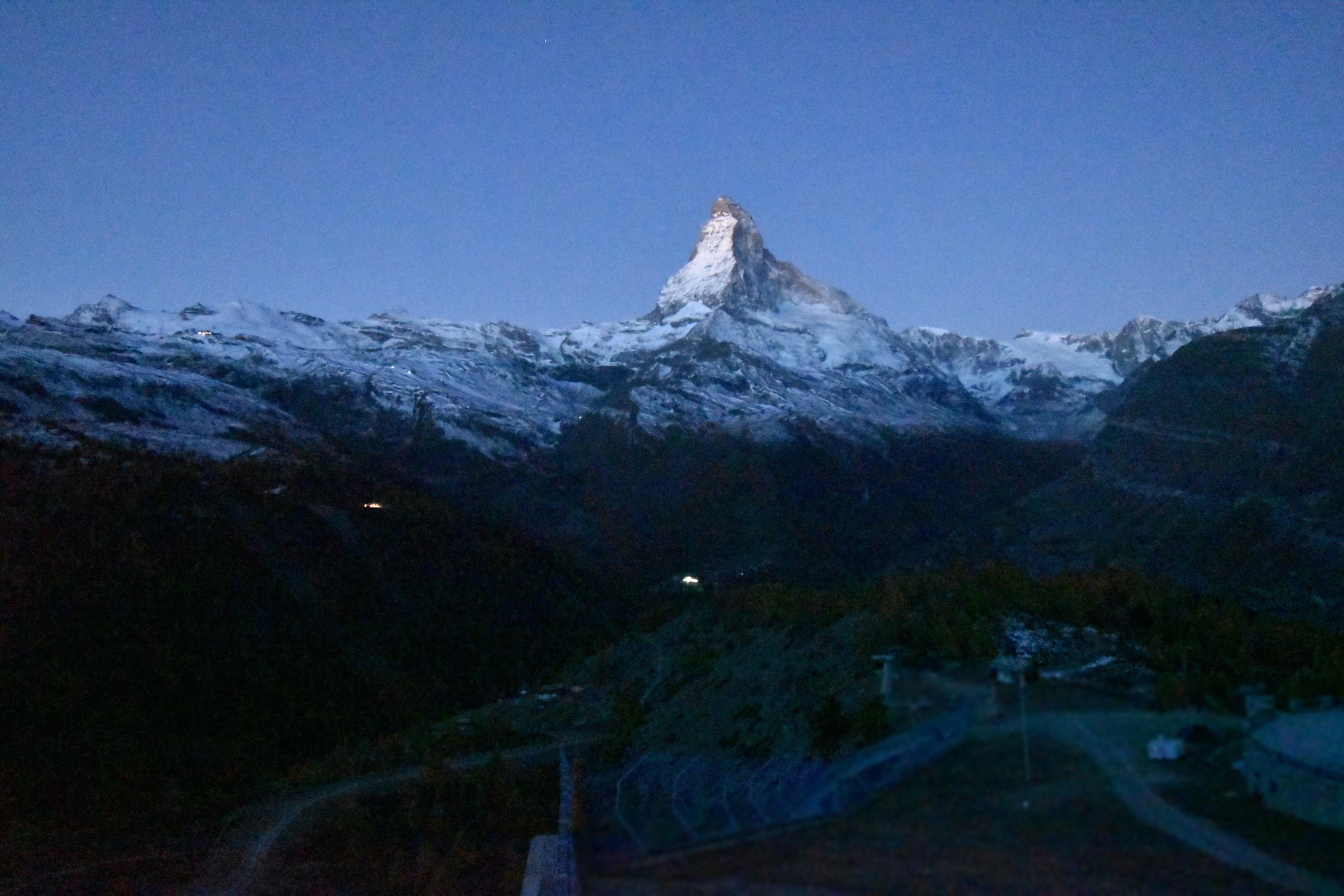 Archiv Foto Webcam Zermatt - Sunnega