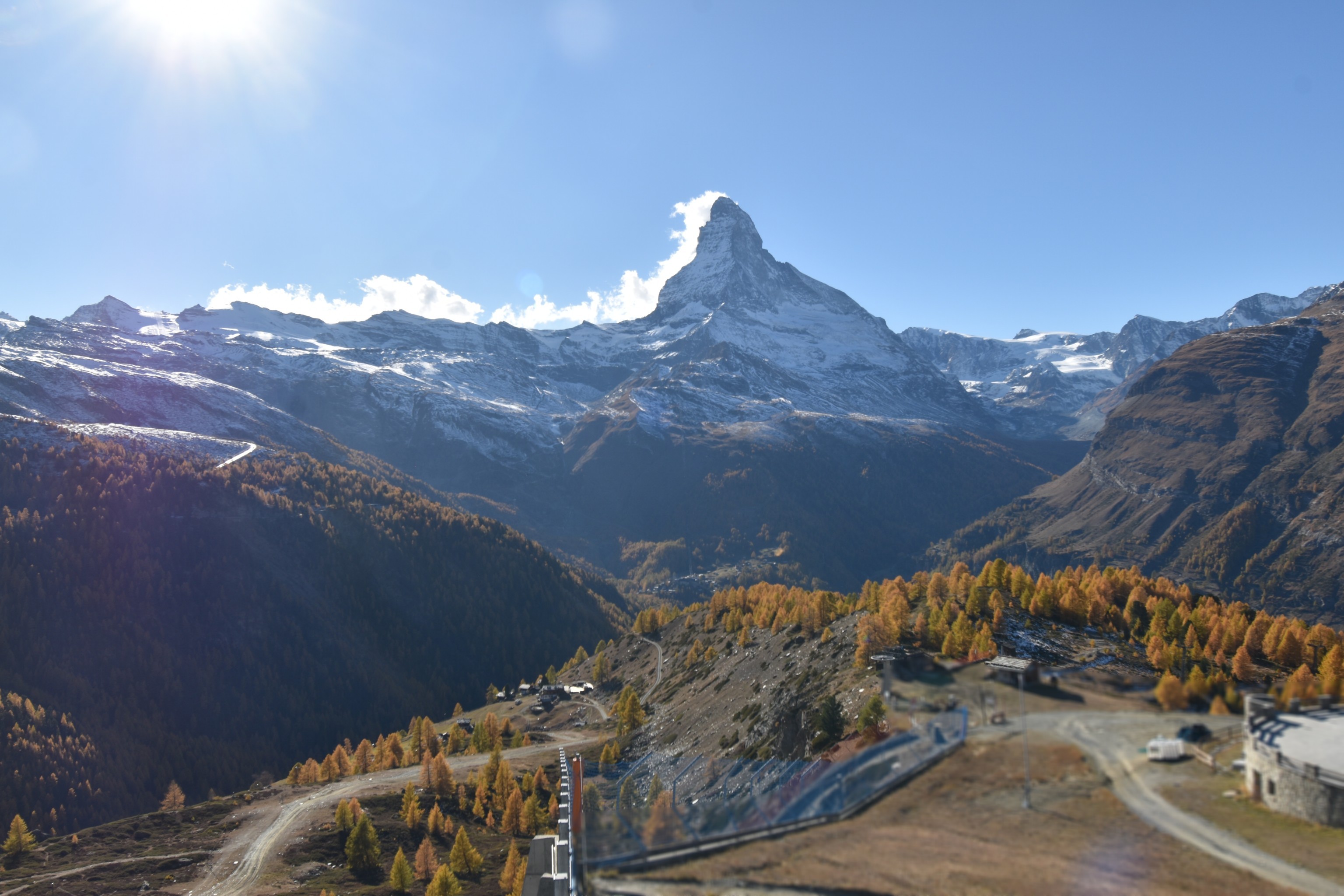 Archiv Foto Webcam Zermatt - Sunnega