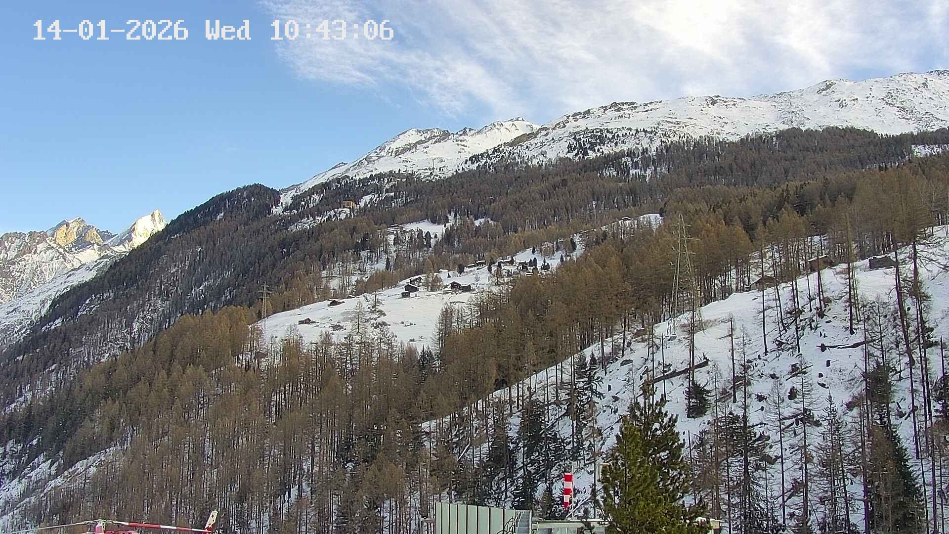 Archiv Foto Webcam Heliport Zermatt