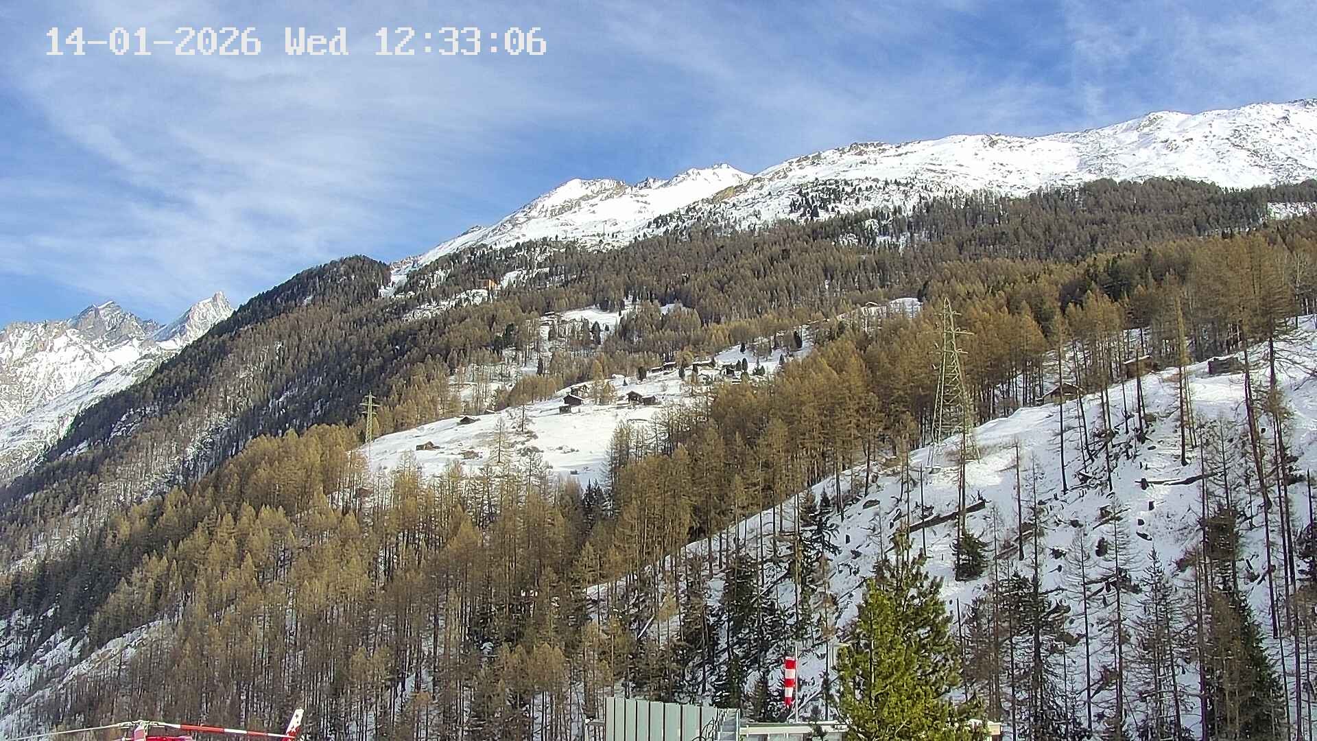 Archiv Foto Webcam Heliport Zermatt