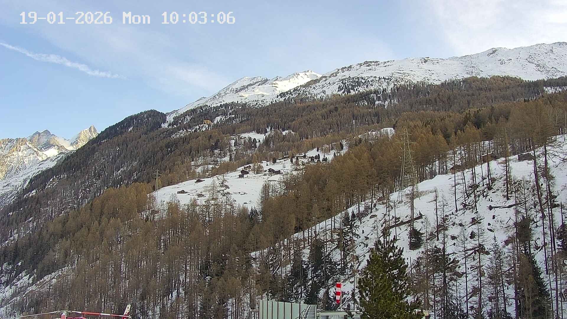 Archiv Foto Webcam Heliport Zermatt