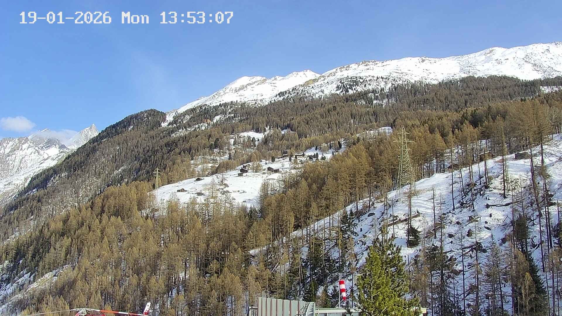 Archiv Foto Webcam Heliport Zermatt