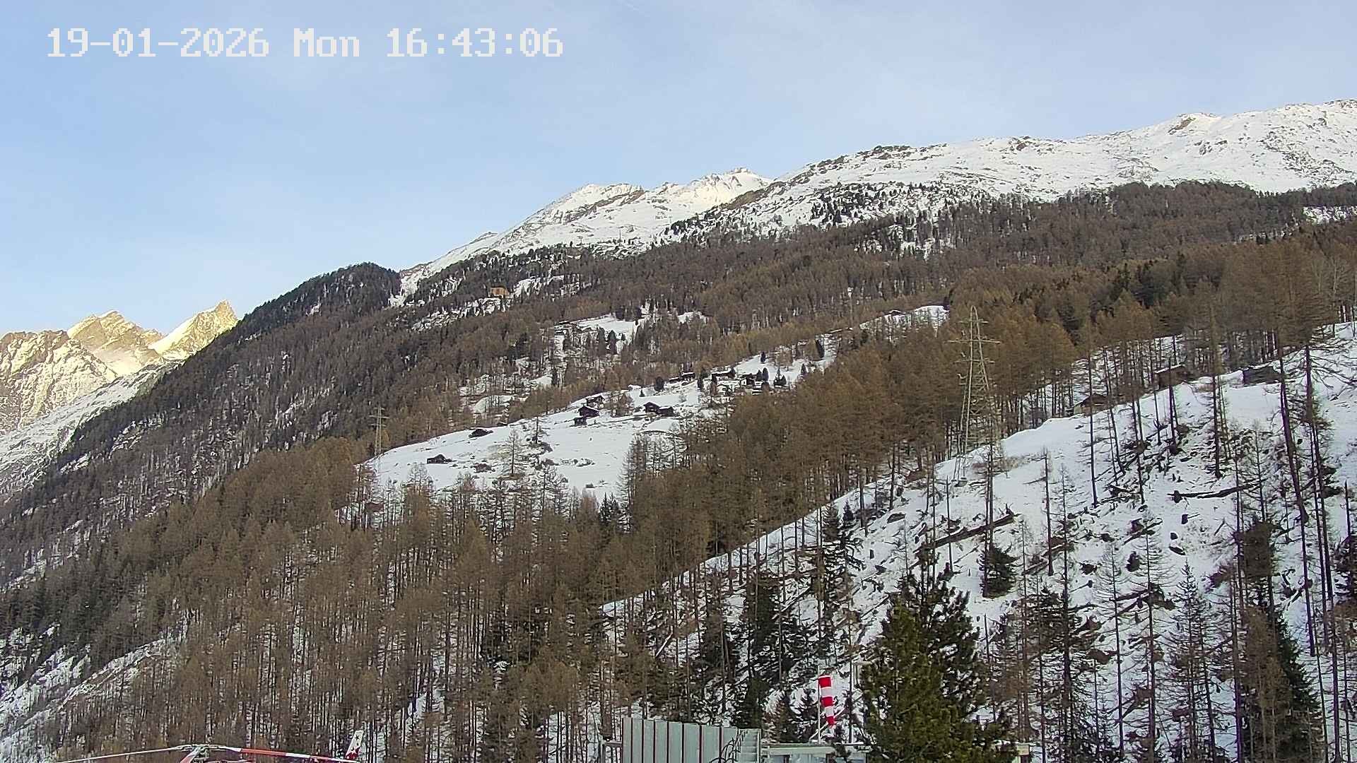 Archiv Foto Webcam Heliport Zermatt