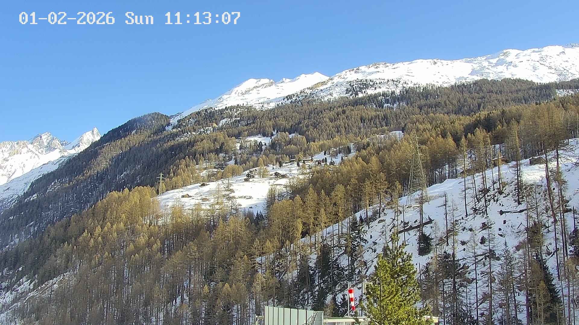 Archiv Foto Webcam Heliport Zermatt