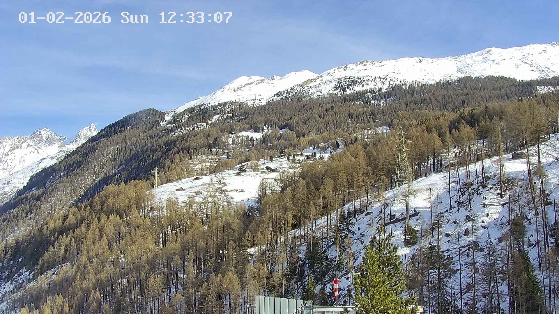 Archiv Foto Webcam Heliport Zermatt