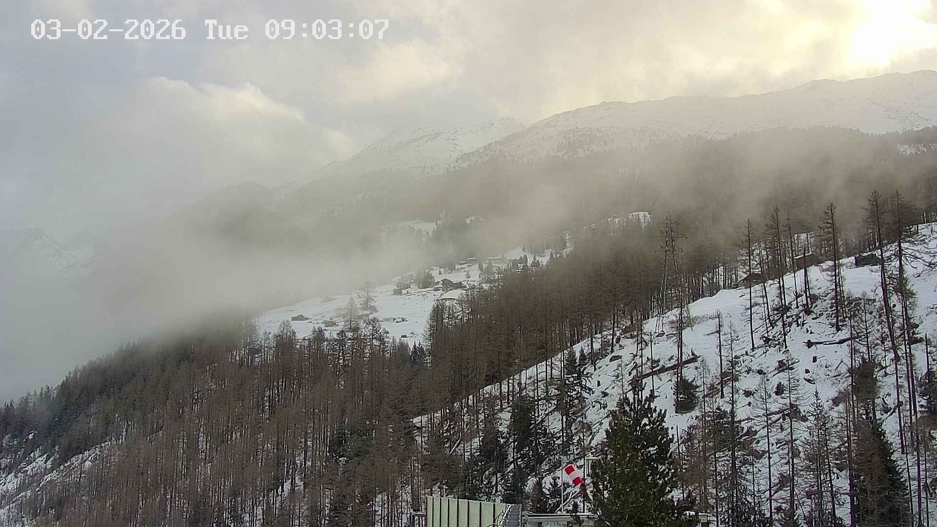 Archiv Foto Webcam Heliport Zermatt