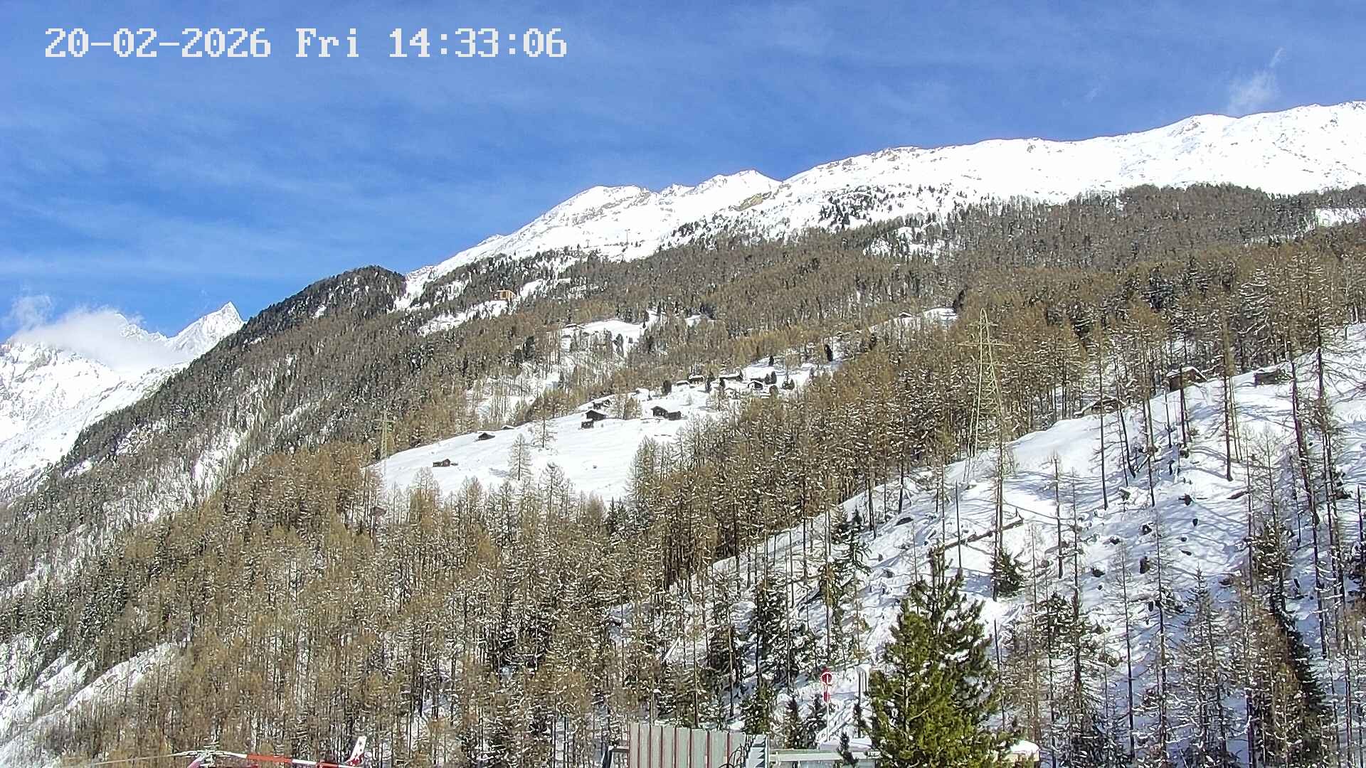 Archiv Foto Webcam Heliport Zermatt