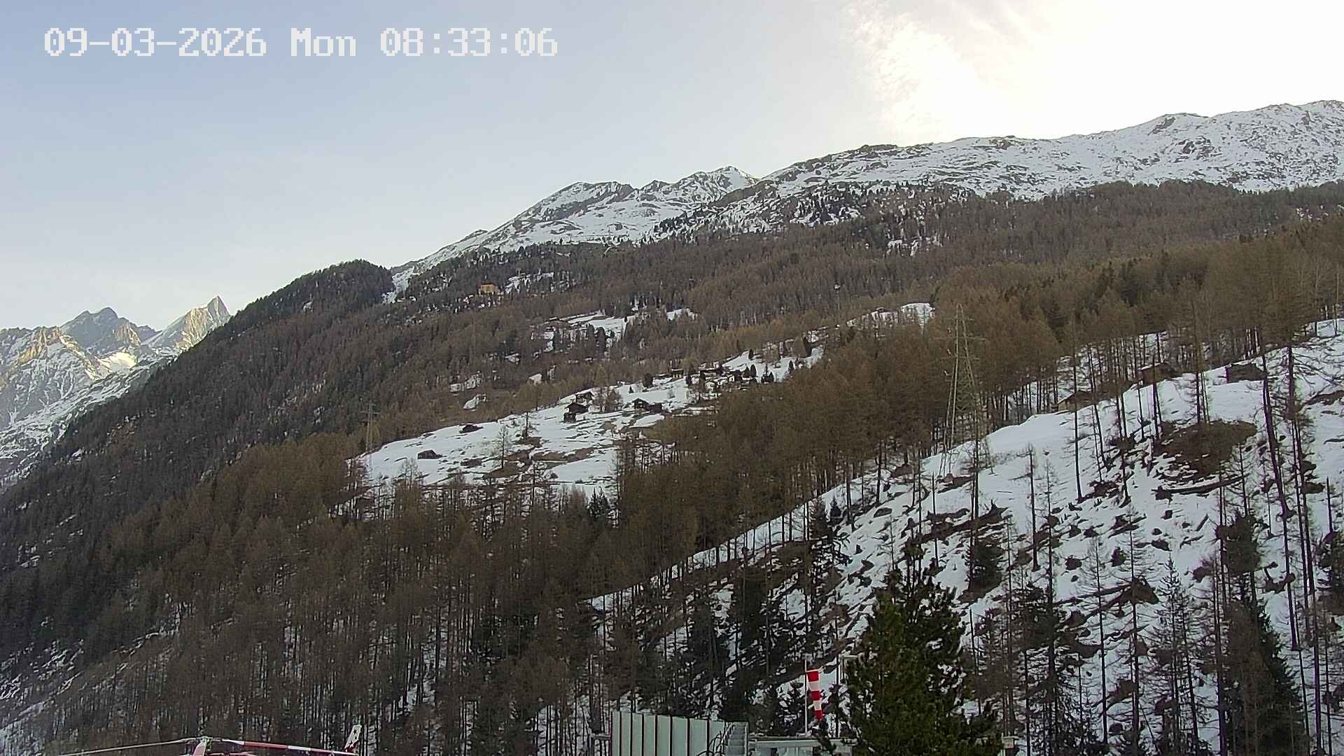 Archiv Foto Webcam Heliport Zermatt