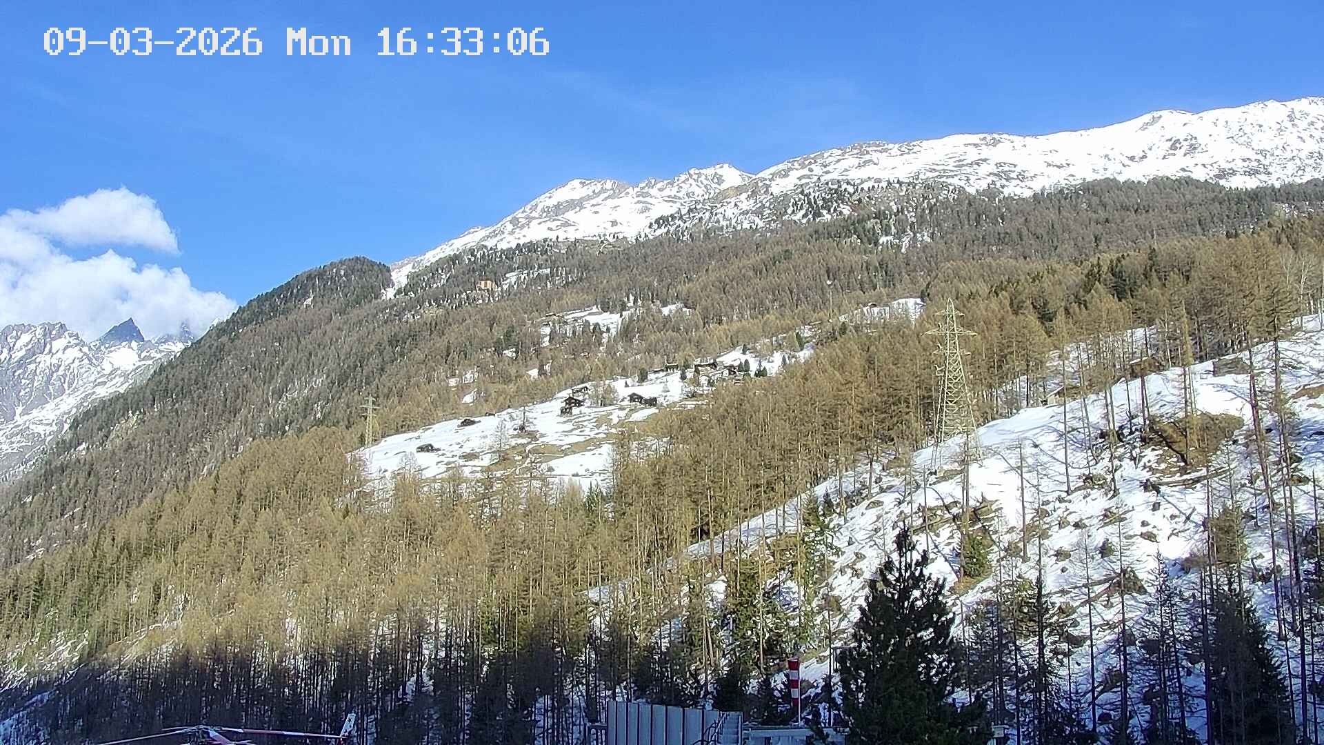 Archiv Foto Webcam Heliport Zermatt