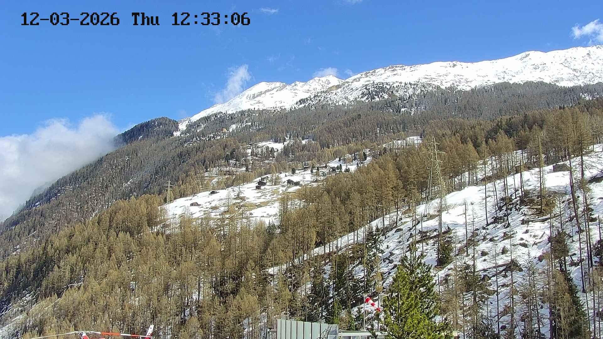 Archiv Foto Webcam Heliport Zermatt