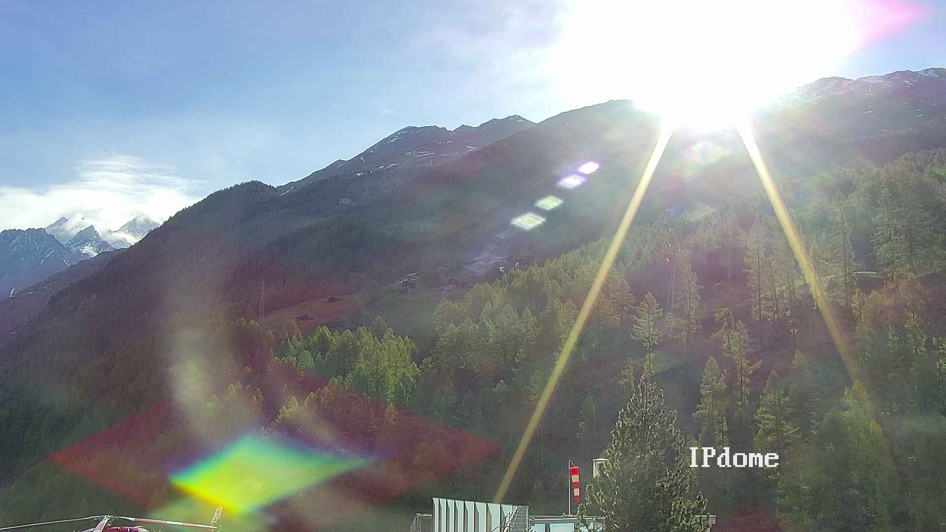 Archiv Foto Webcam Heliport Zermatt