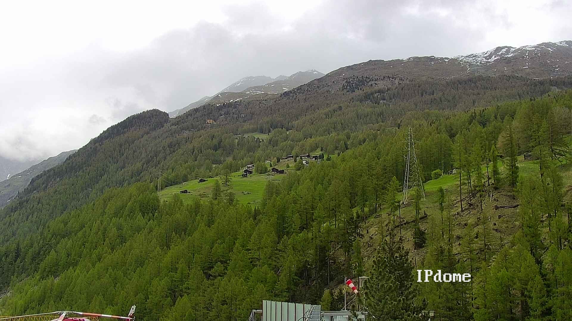 Archiv Foto Webcam Heliport Zermatt