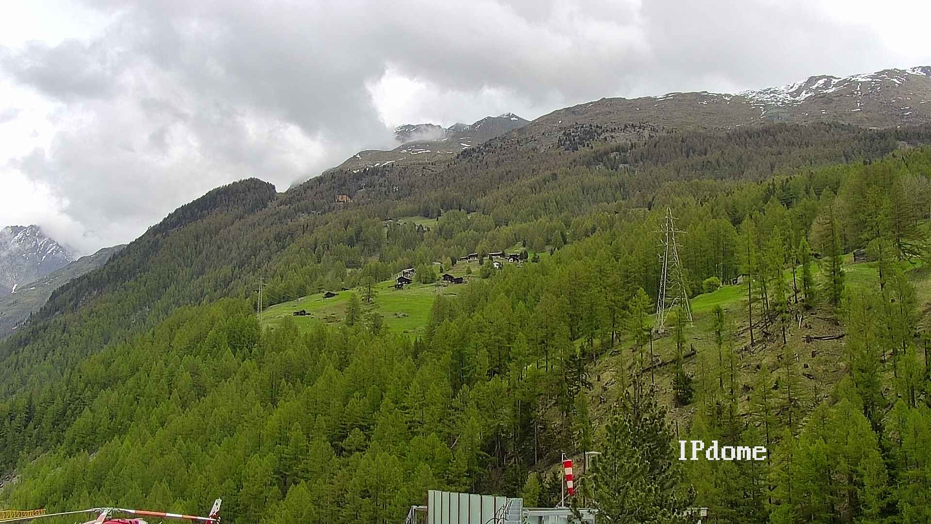 Archiv Foto Webcam Heliport Zermatt