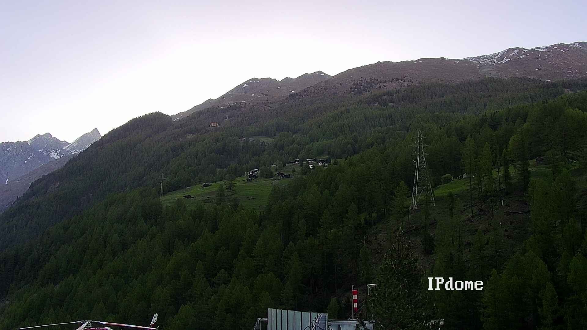 Archiv Foto Webcam Heliport Zermatt