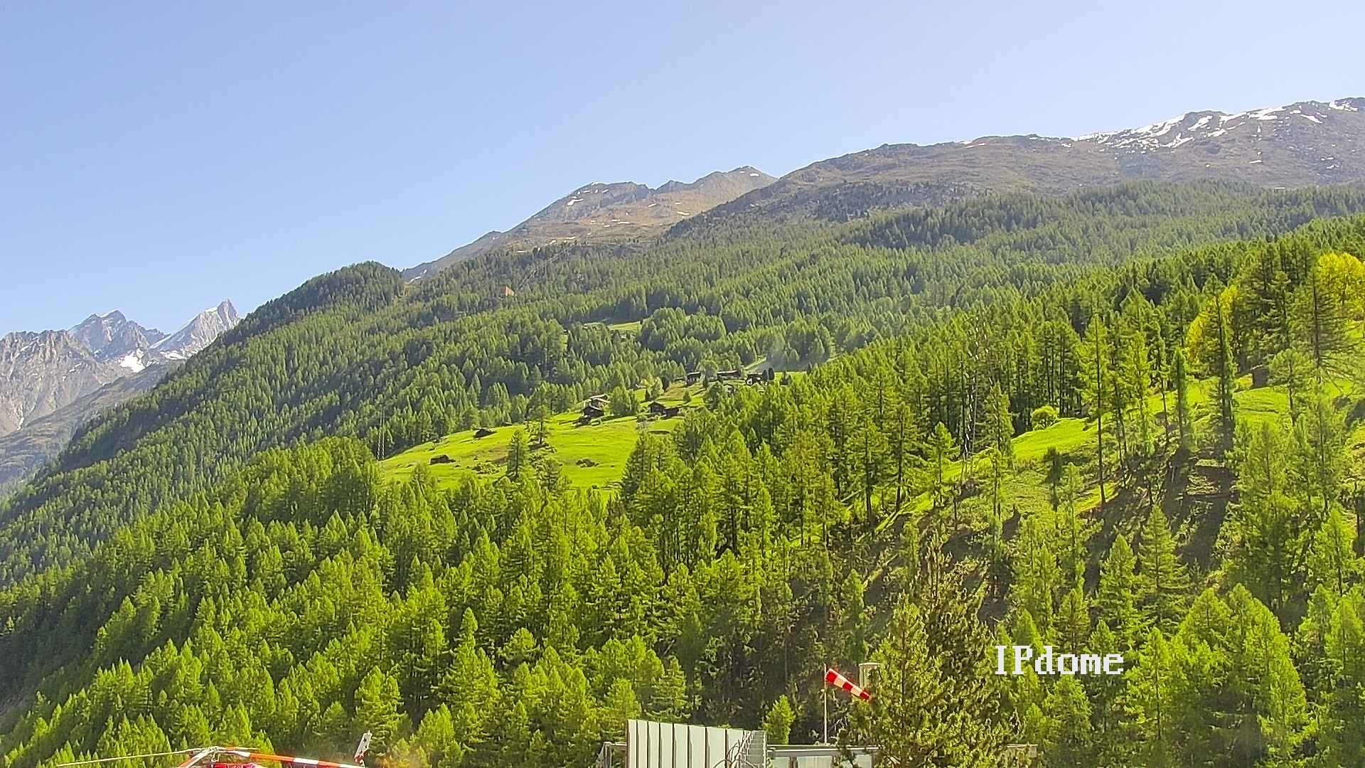 Archiv Foto Webcam Heliport Zermatt