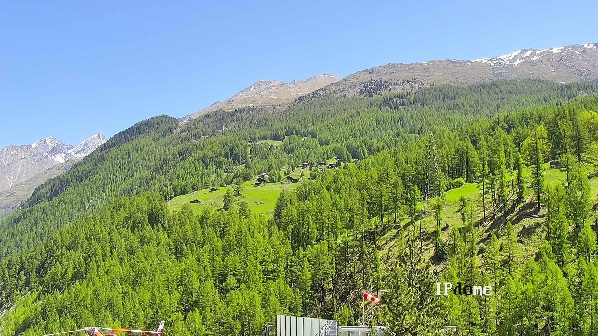 Archiv Foto Webcam Heliport Zermatt