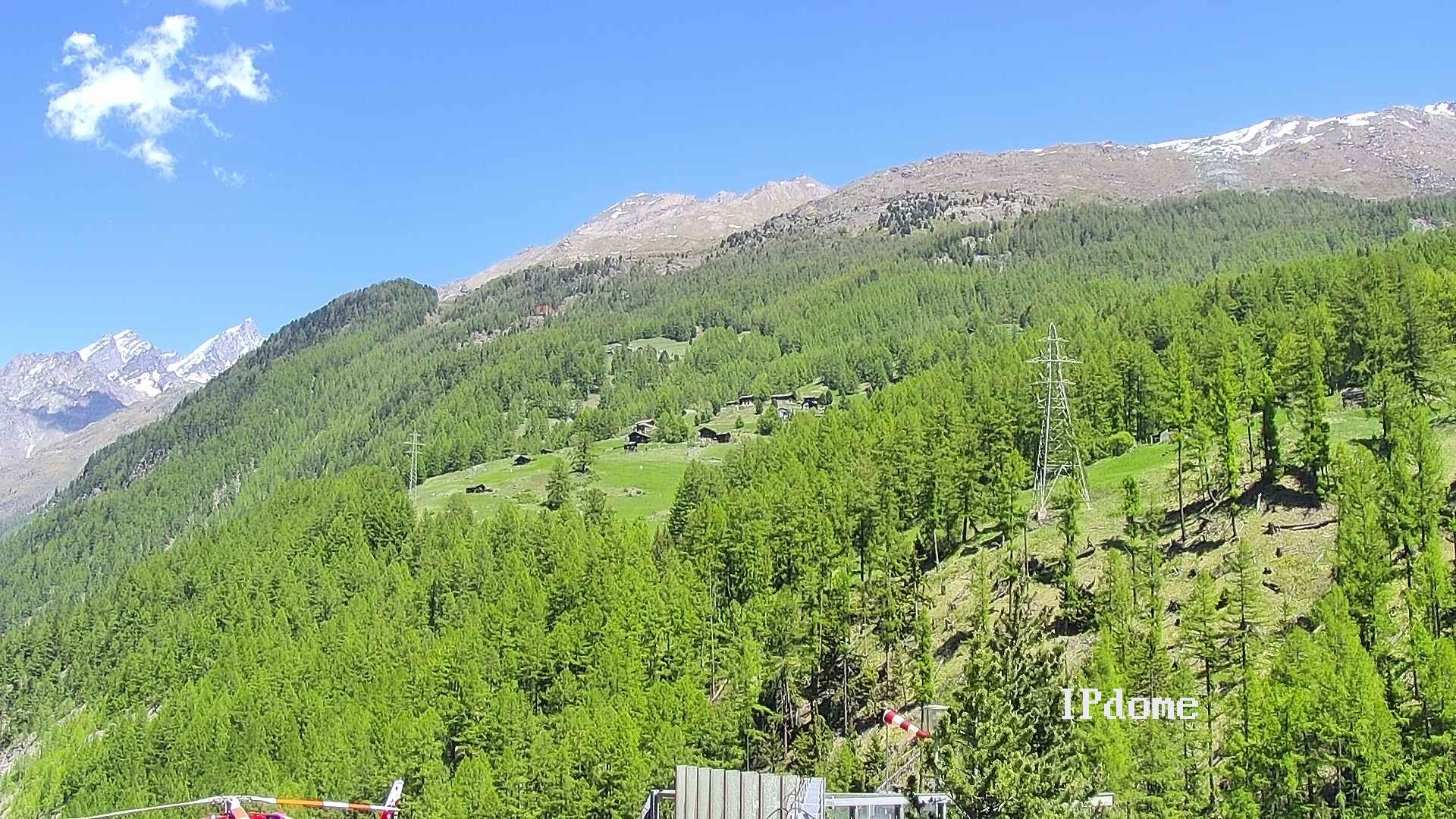 Archiv Foto Webcam Heliport Zermatt