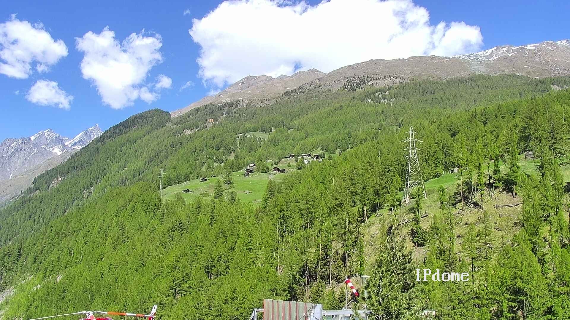 Archiv Foto Webcam Heliport Zermatt