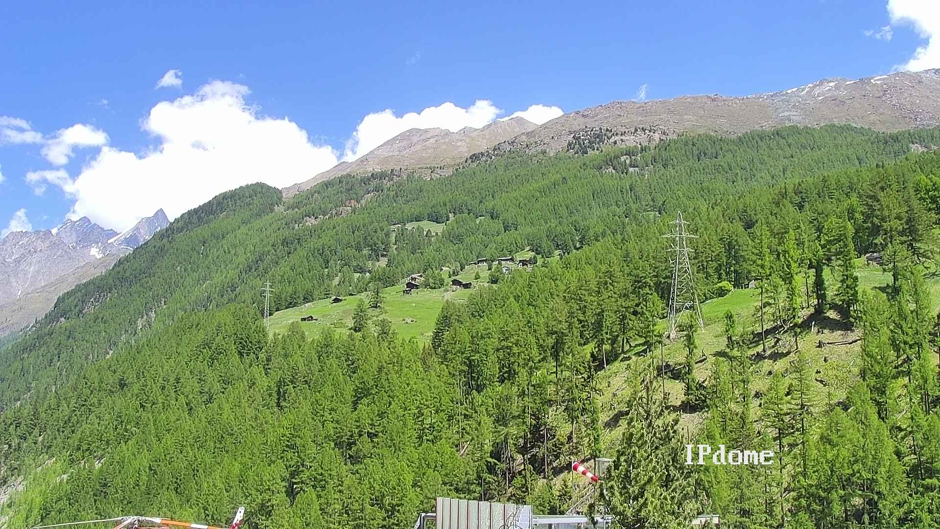 Archiv Foto Webcam Heliport Zermatt