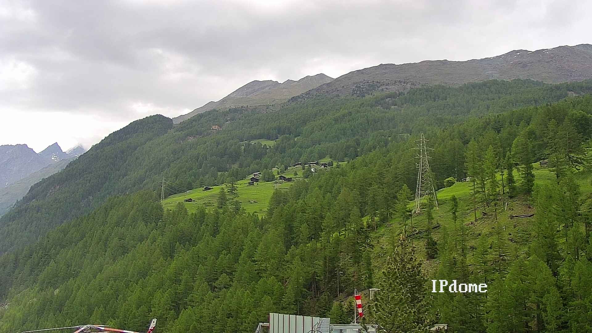 Archiv Foto Webcam Heliport Zermatt