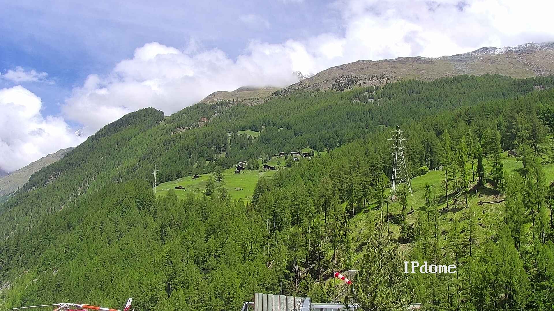 Archiv Foto Webcam Heliport Zermatt