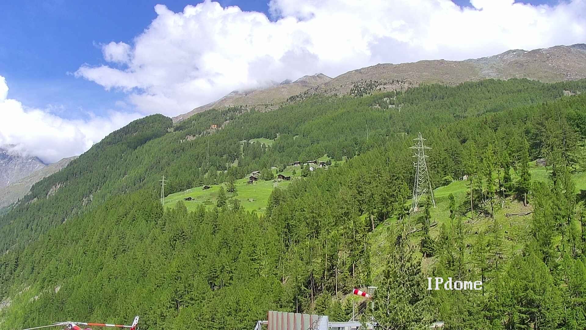 Archiv Foto Webcam Heliport Zermatt