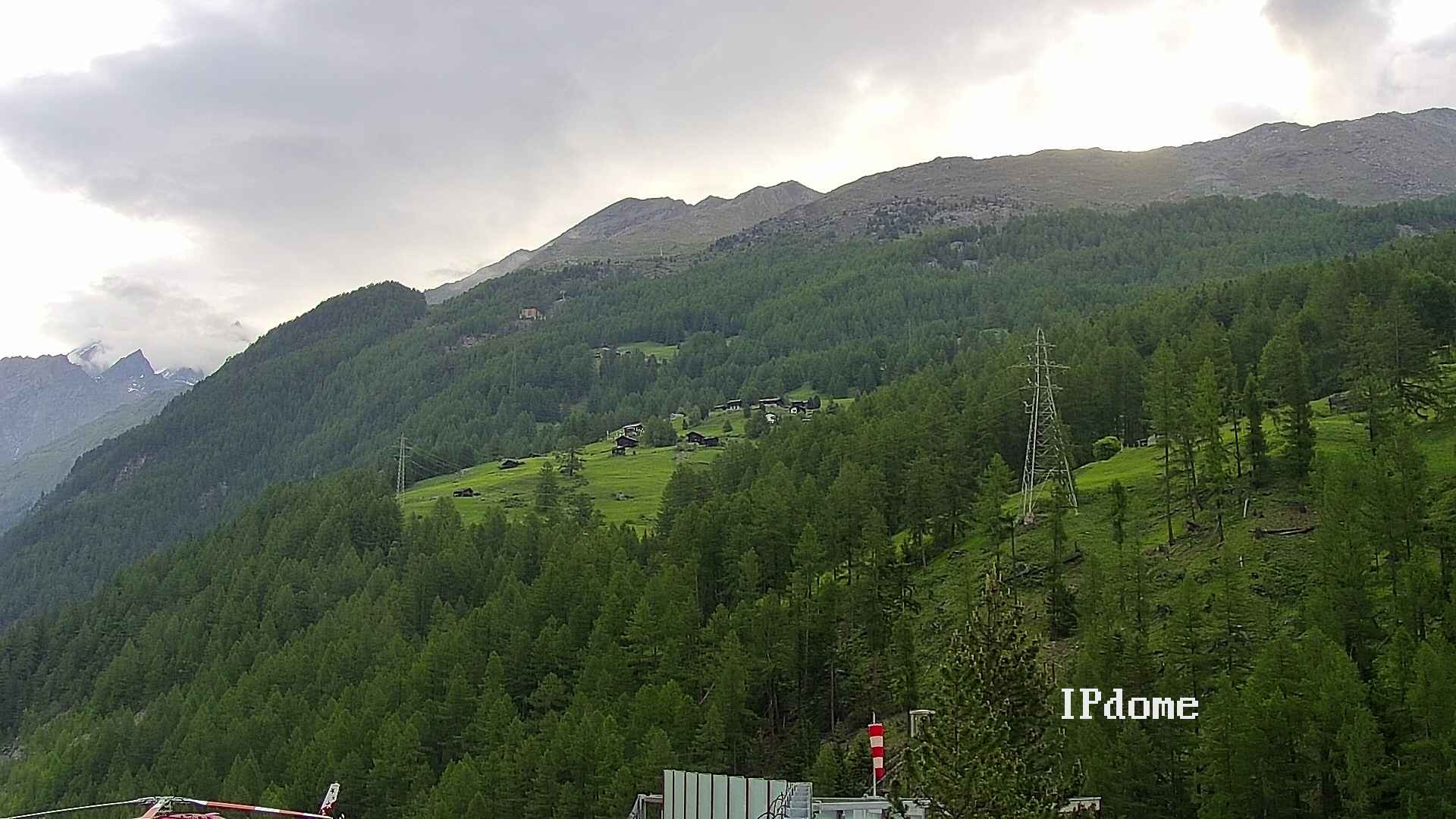 Archiv Foto Webcam Heliport Zermatt
