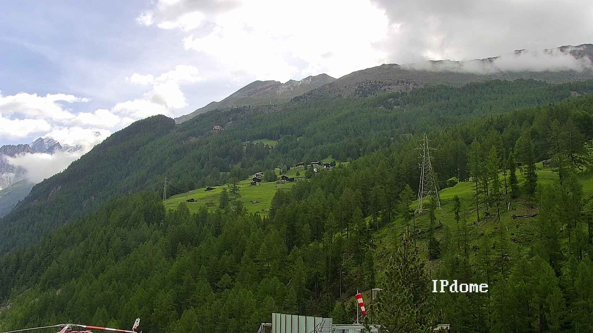 Archiv Foto Webcam Heliport Zermatt