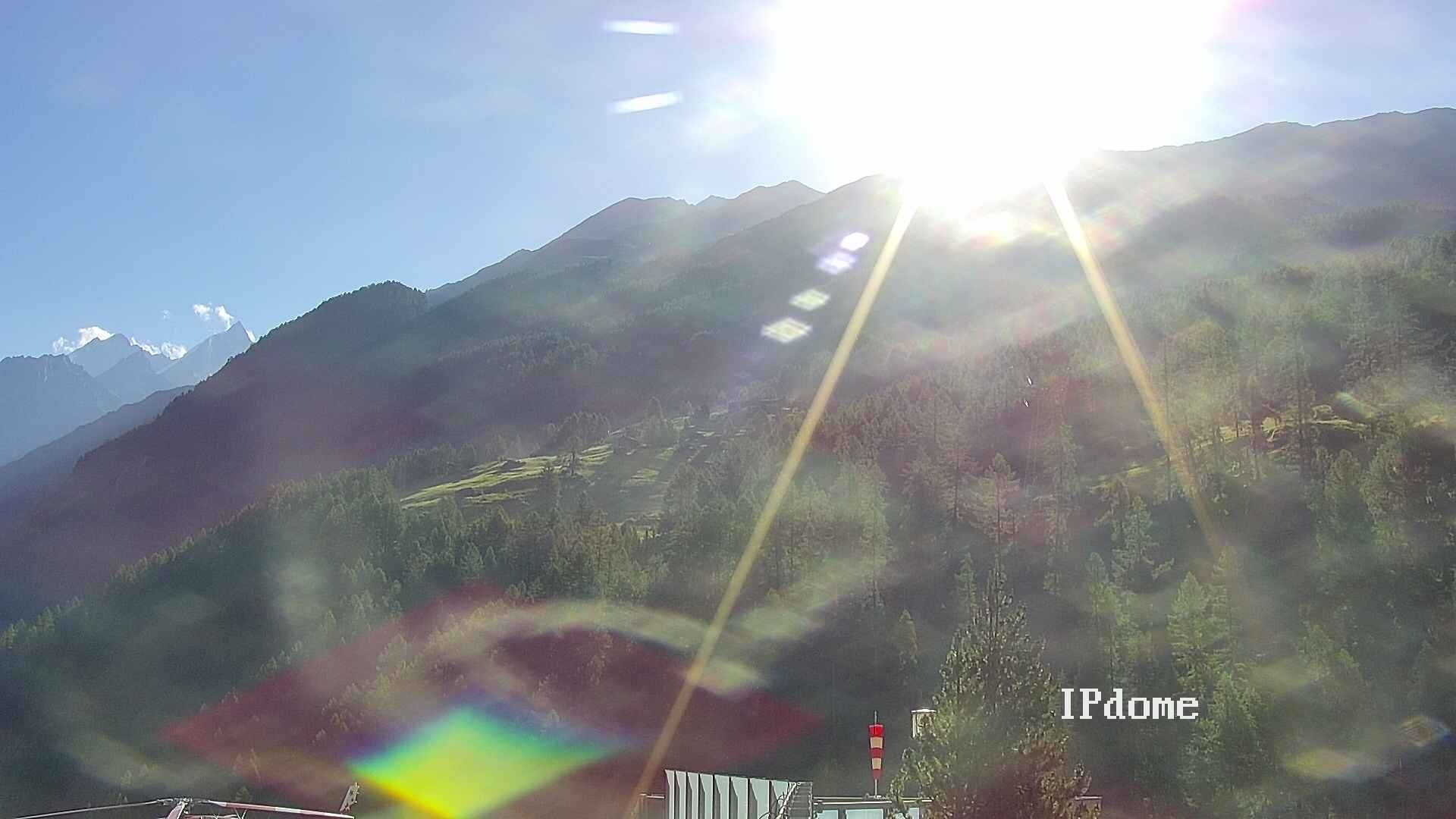 Archiv Foto Webcam Heliport Zermatt
