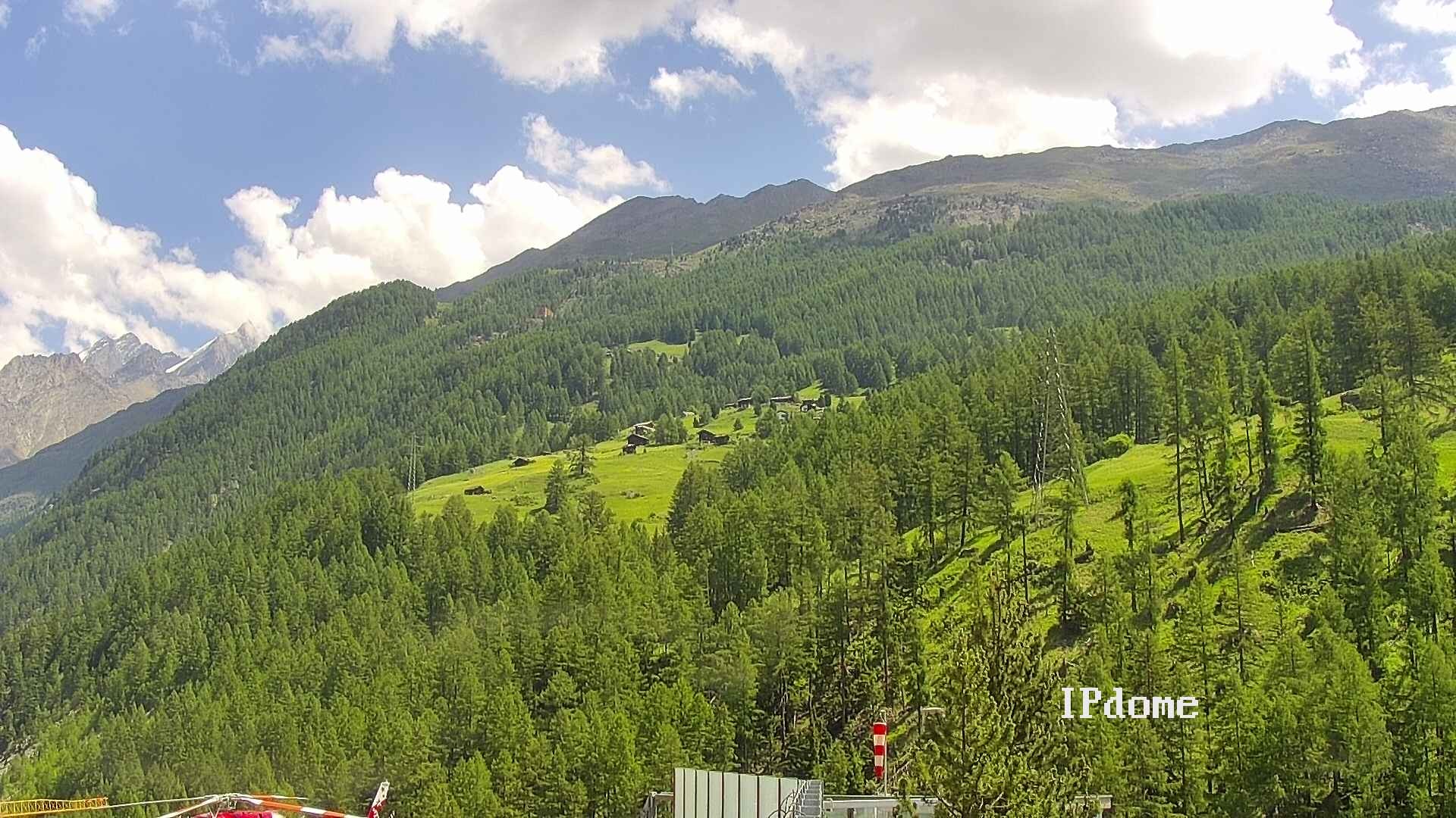 Archiv Foto Webcam Heliport Zermatt