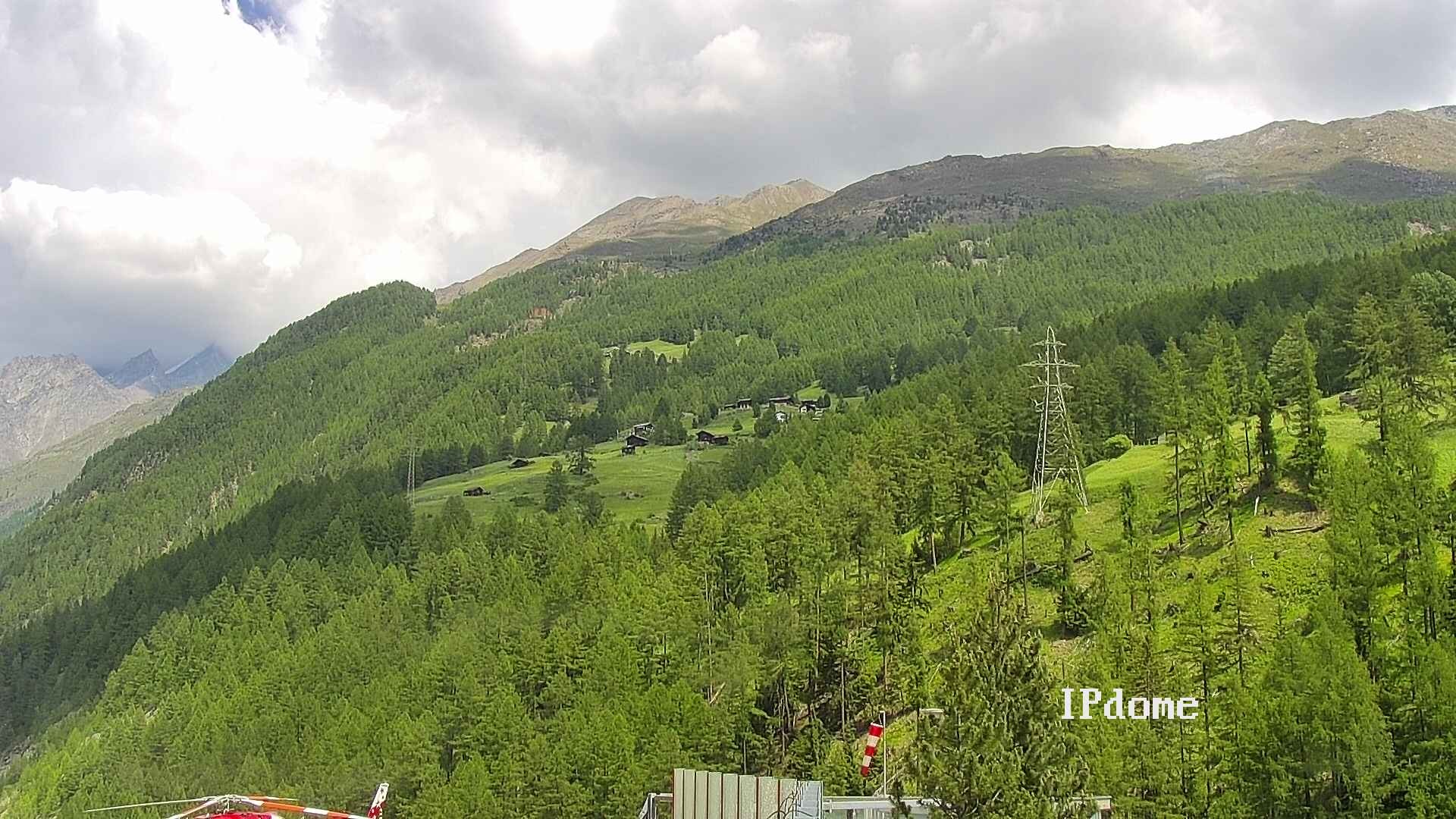 Archiv Foto Webcam Heliport Zermatt