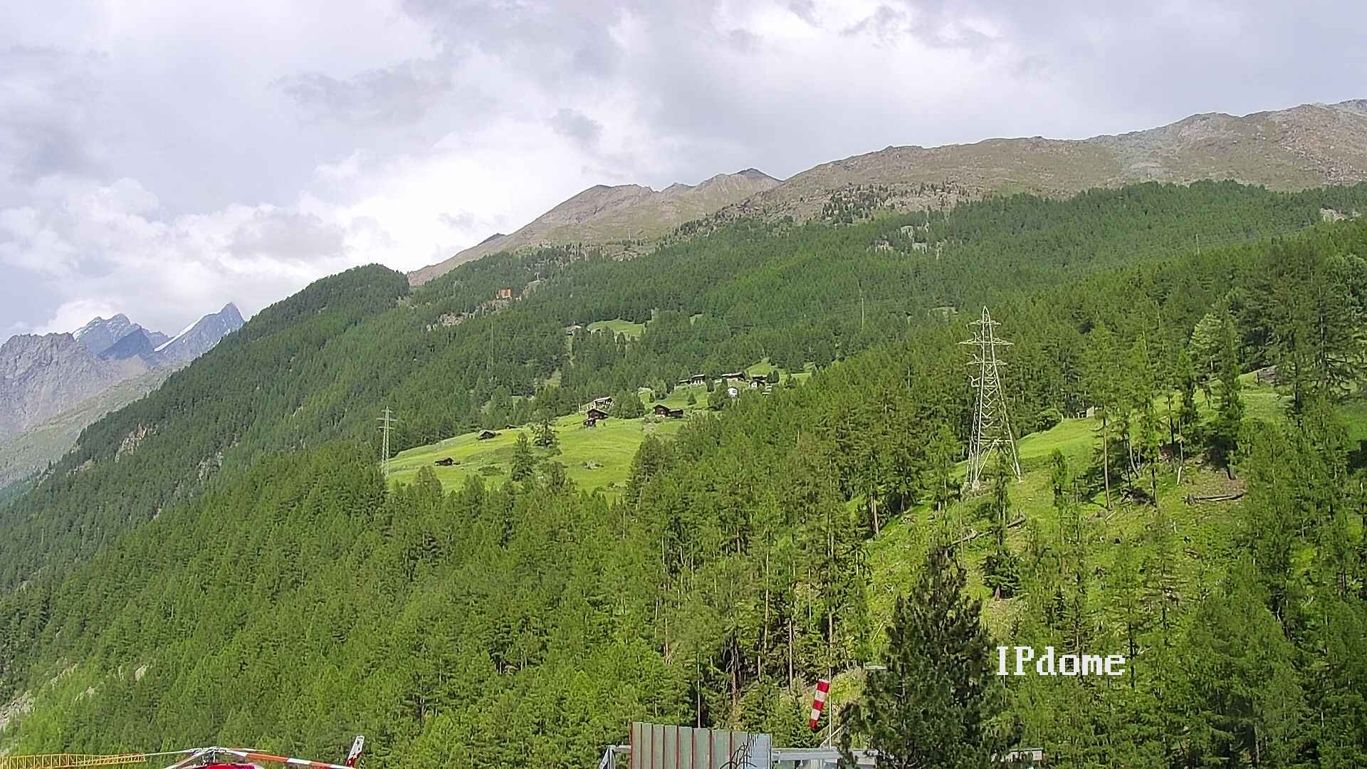 Archiv Foto Webcam Heliport Zermatt