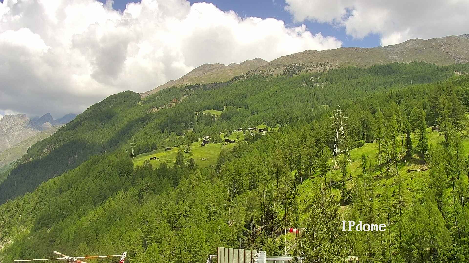 Archiv Foto Webcam Heliport Zermatt