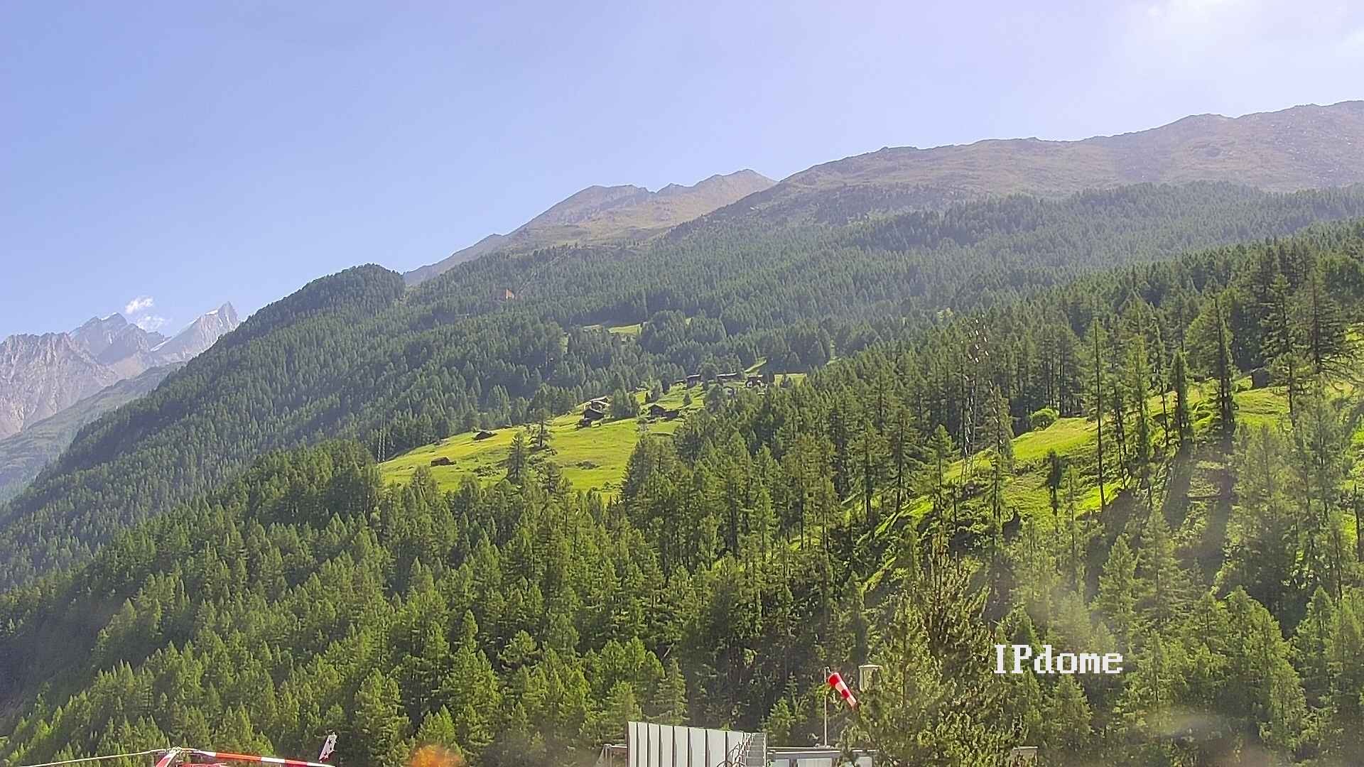 Archiv Foto Webcam Heliport Zermatt